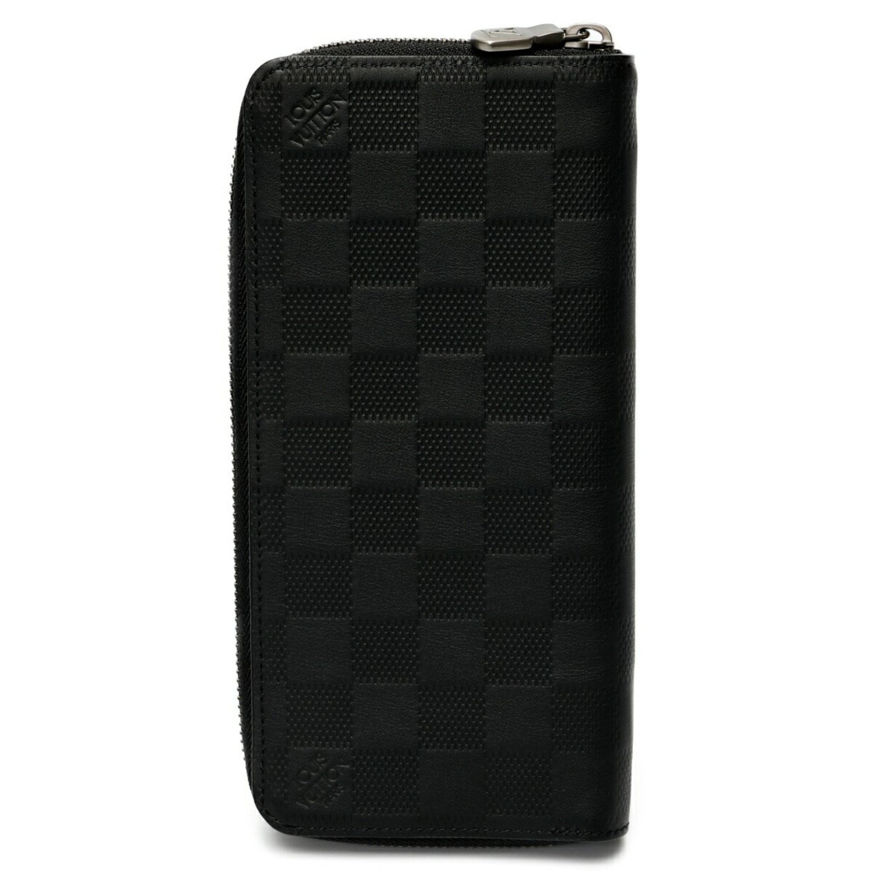 Louis Vuitton Zippy Wallet Vertical Damier Infinie Noir (Black)