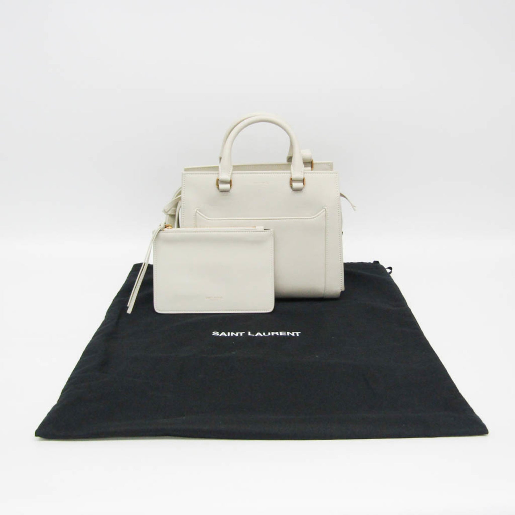 Saint Laurent Eastside Small Women's Leather Handbag,Shoulder Bag White