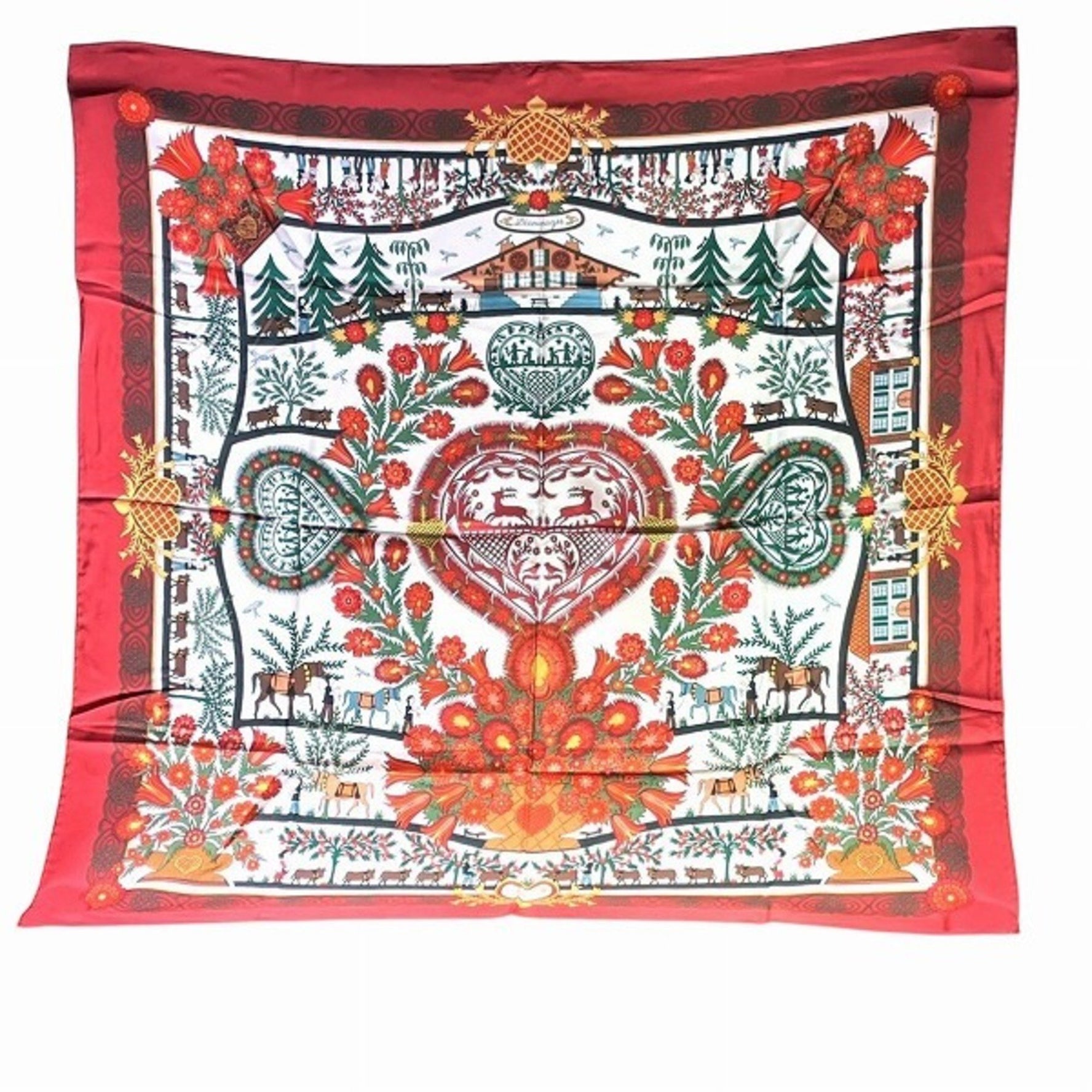 Hermes Carré 90 Scarves and Mufflers Decoupage Accessories