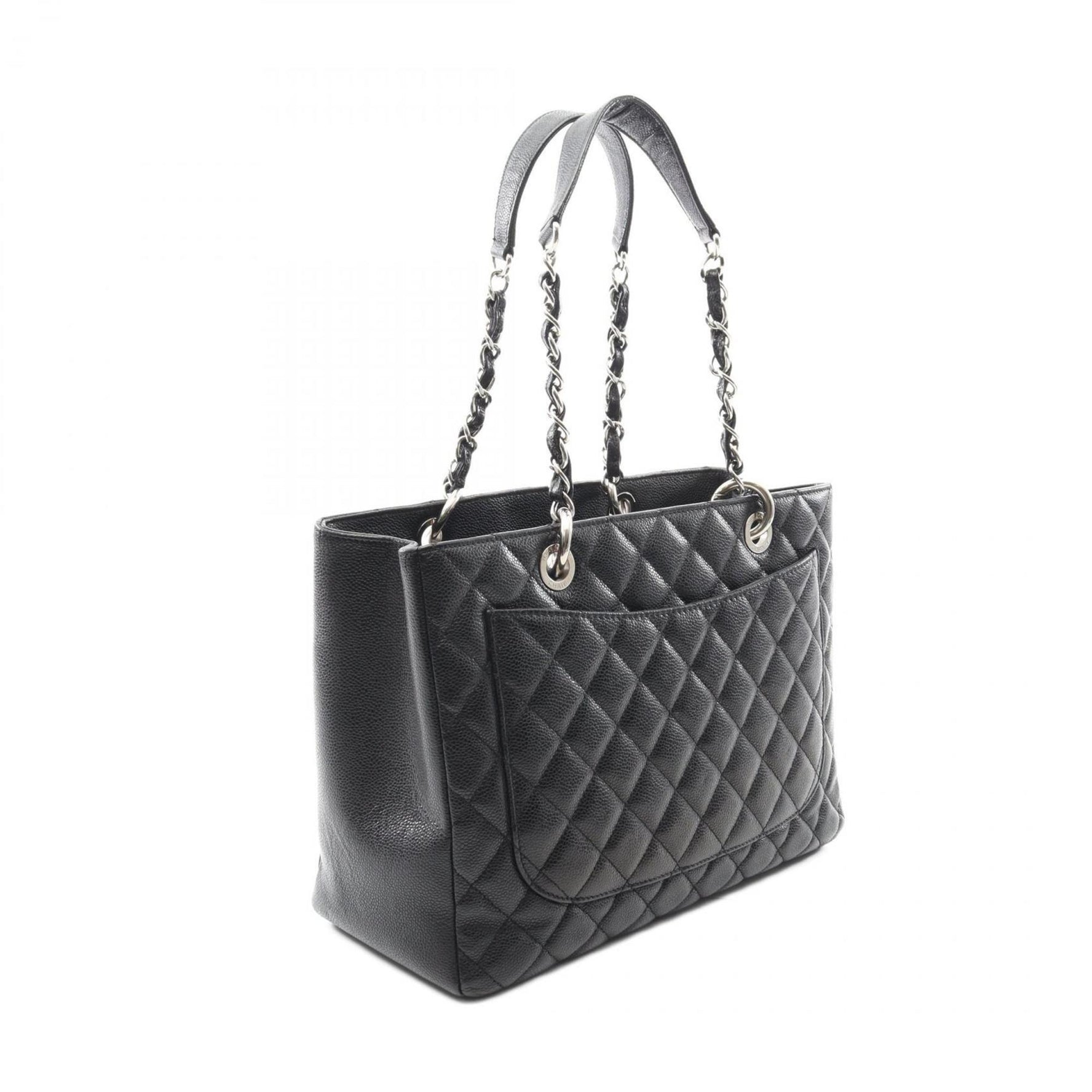 CHANEL Matelasse Grand Shopping GST Tote Bag in Calfskin Leather