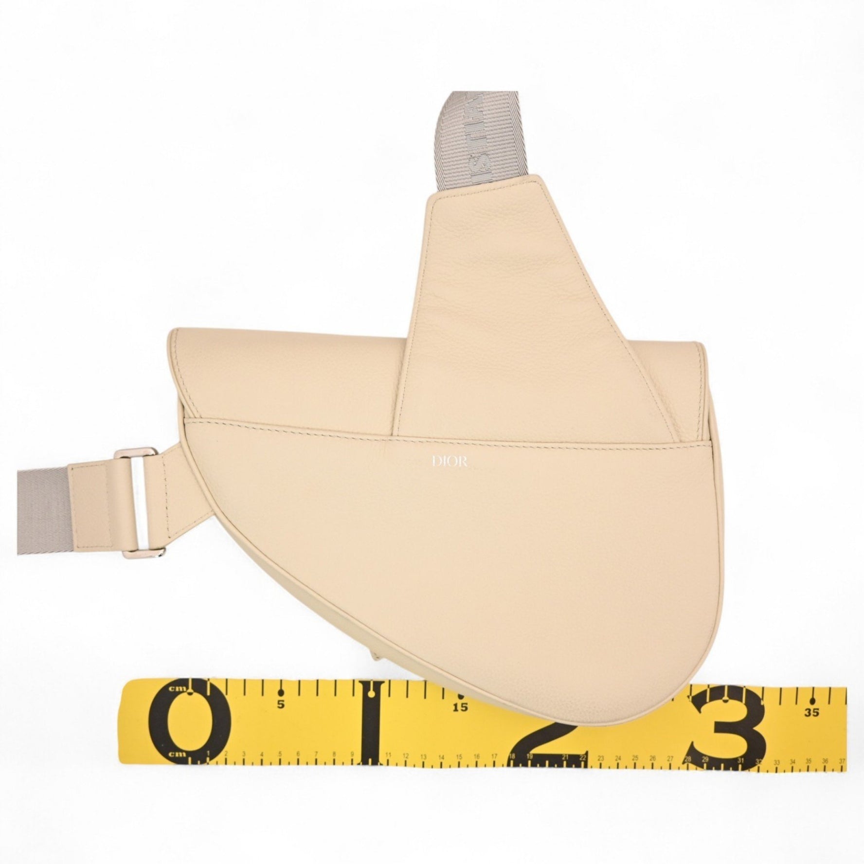 Christian Dior Dior Saddle Shoulder Bag Off-White