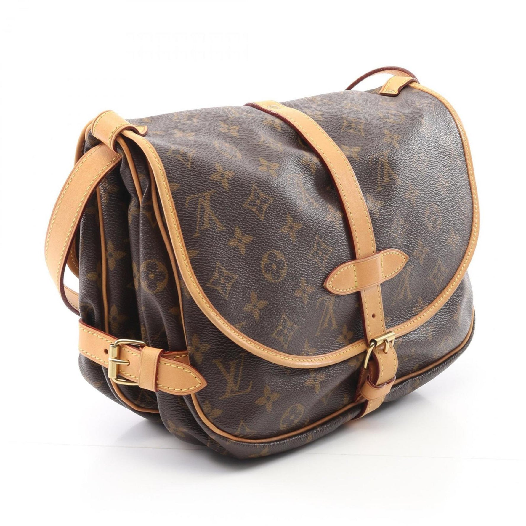 Louis Vuitton Saumur 30 Shoulder Bag, Coated Canvas and Leather, Monogram