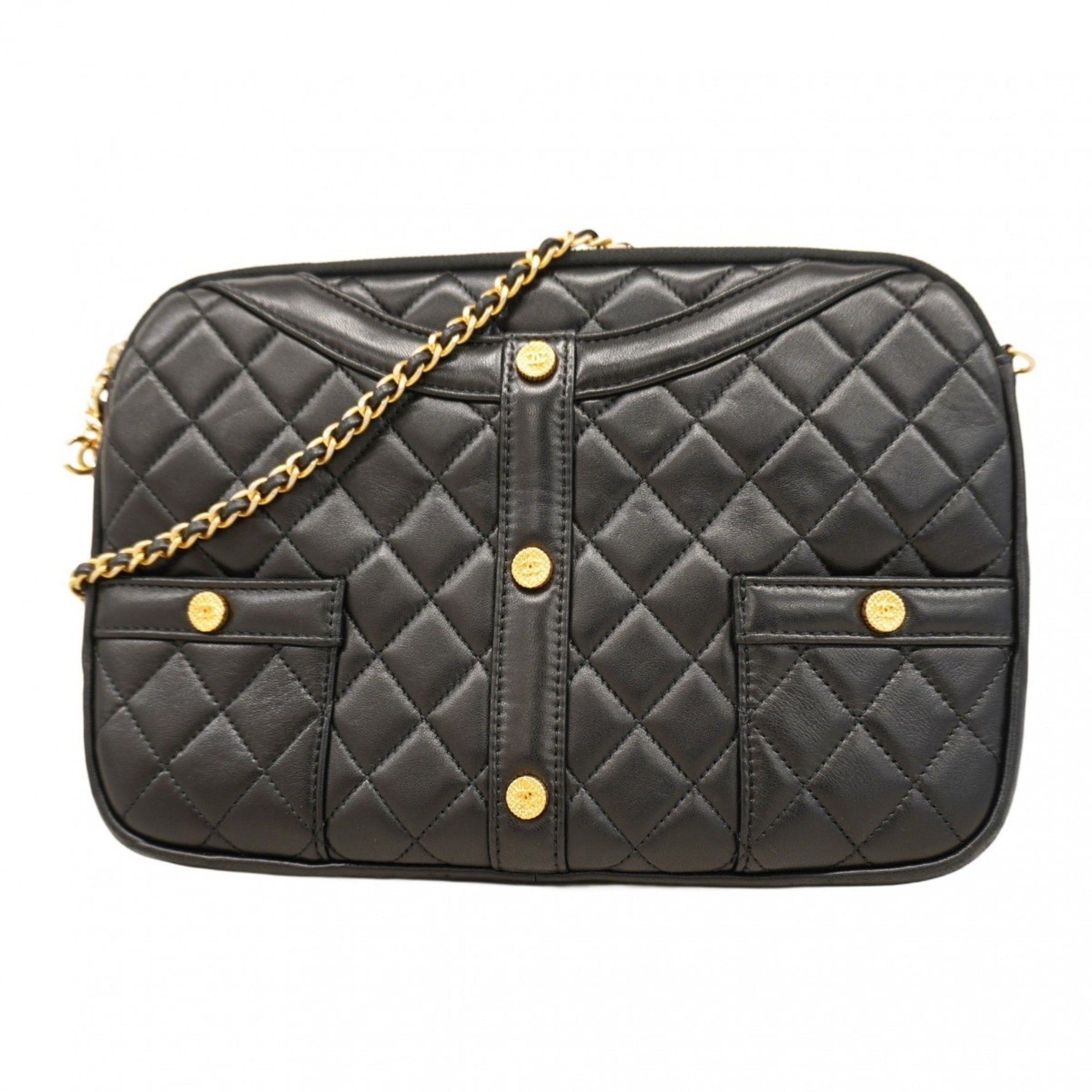 Chanel Shoulder Bag, Chain Girl's Lambskin
