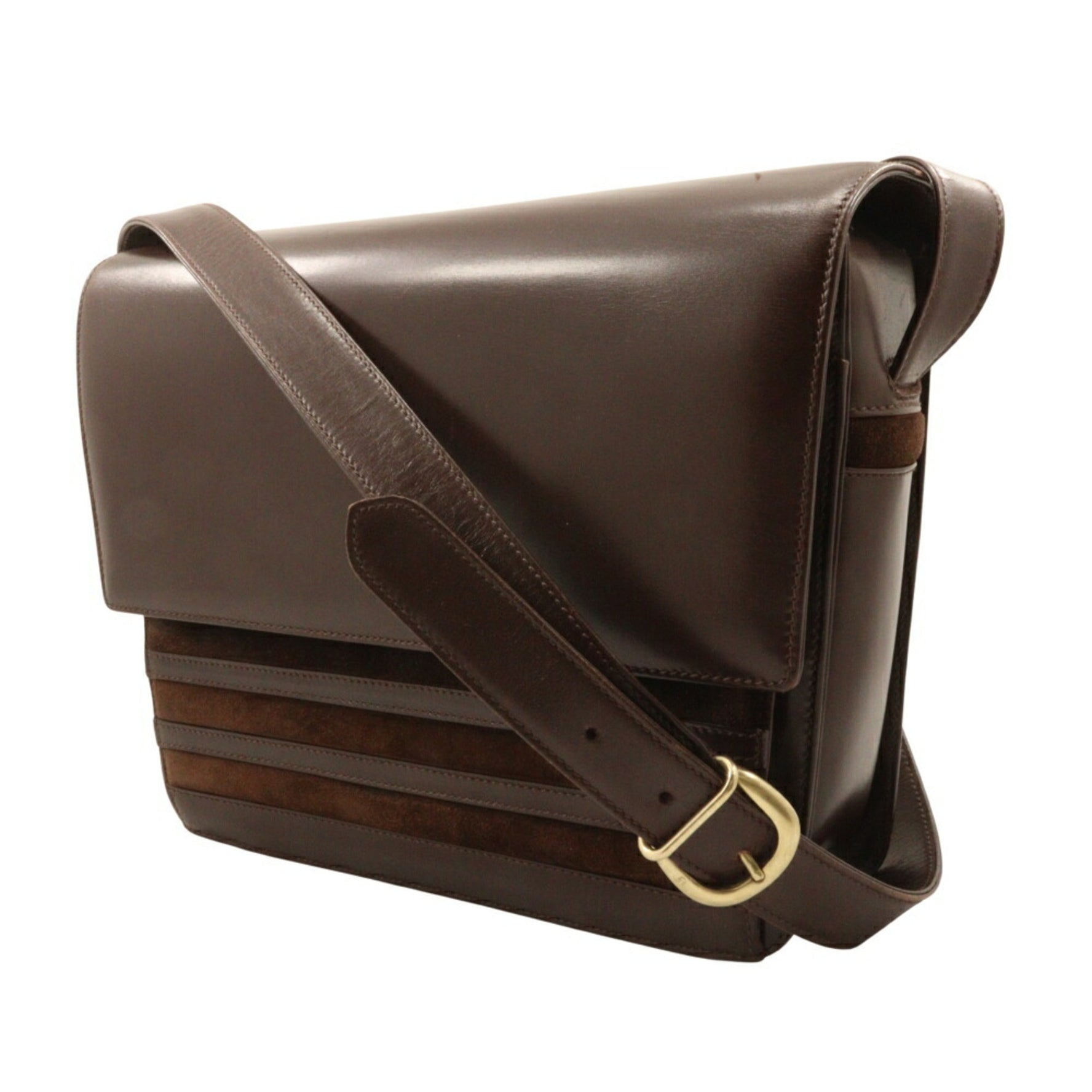 GUCCI Old Shoulder Bag 001.109.1314 Calfskin x Suede Type