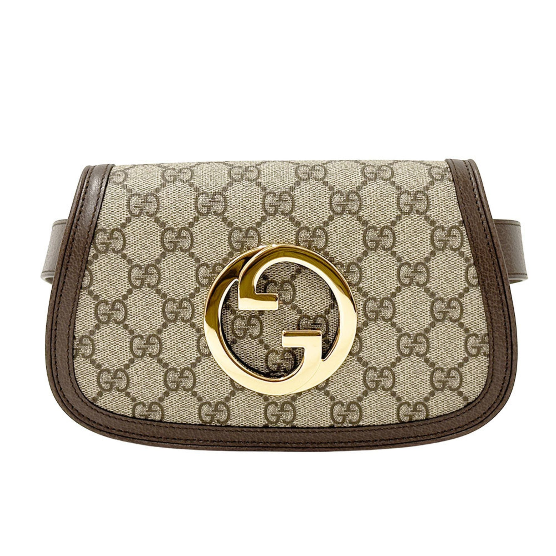 Gucci bag brand Blondie body waist GG Supreme canvas beige brown 703807・525040