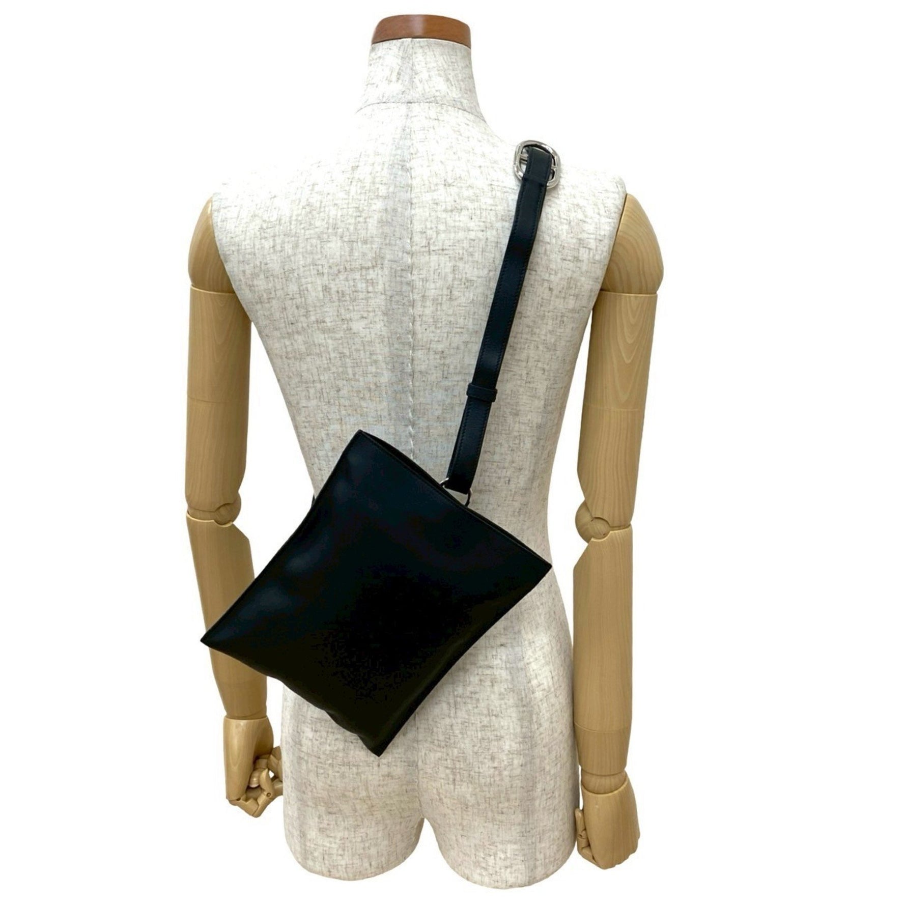 HERMES Pochamp Plus Swift One Shoulder Bag/Body Bag