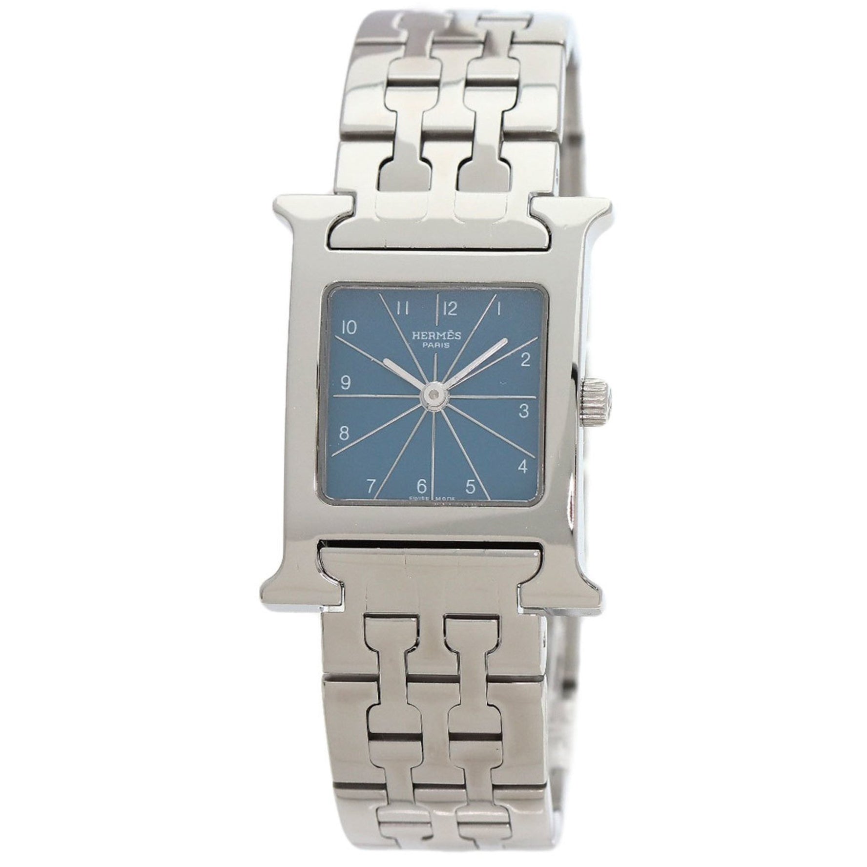 Hermès H Watch Blue Jean Stainless Steel/SS