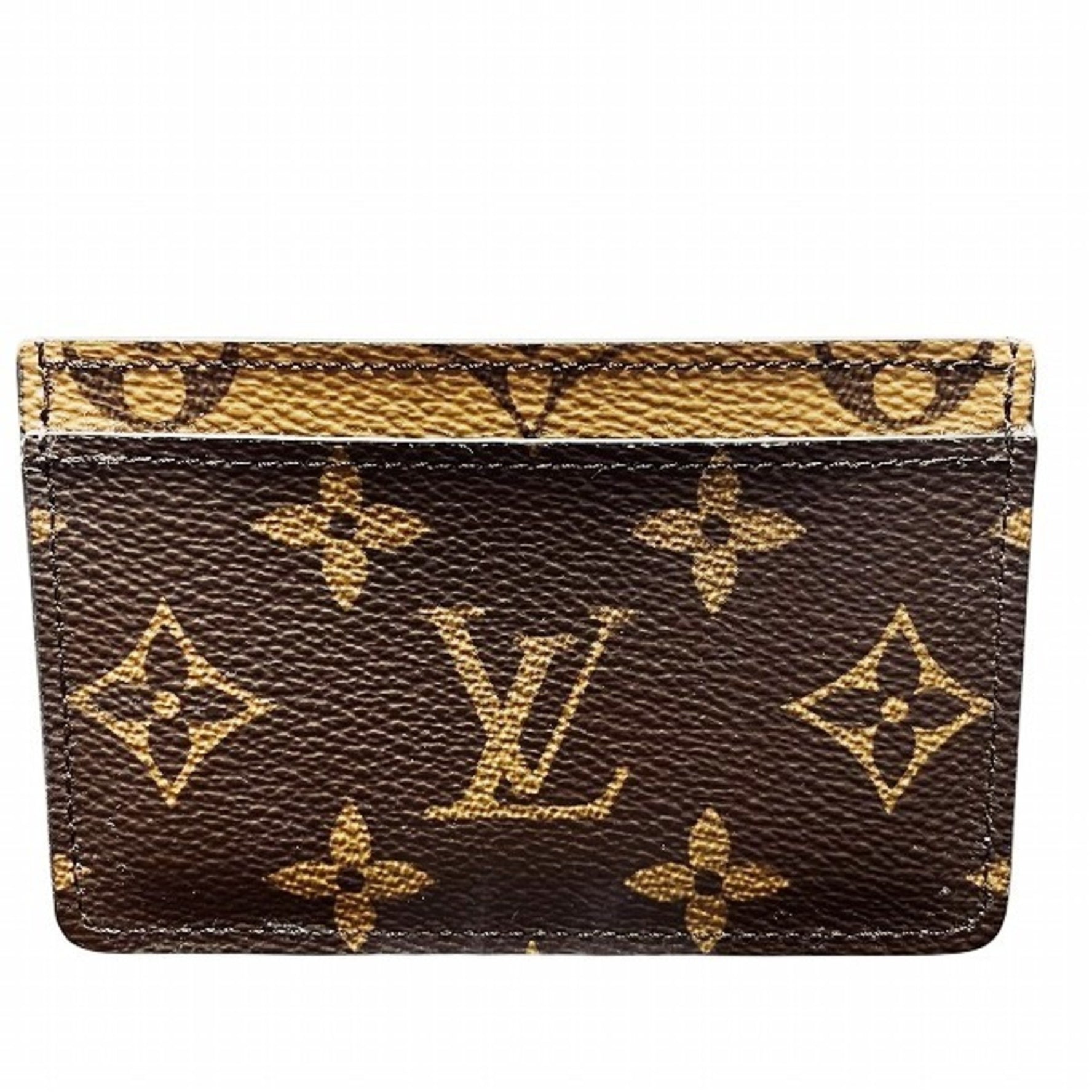 Louis Vuitton Monogram Reverse Porte Carte Sample Business Card Case