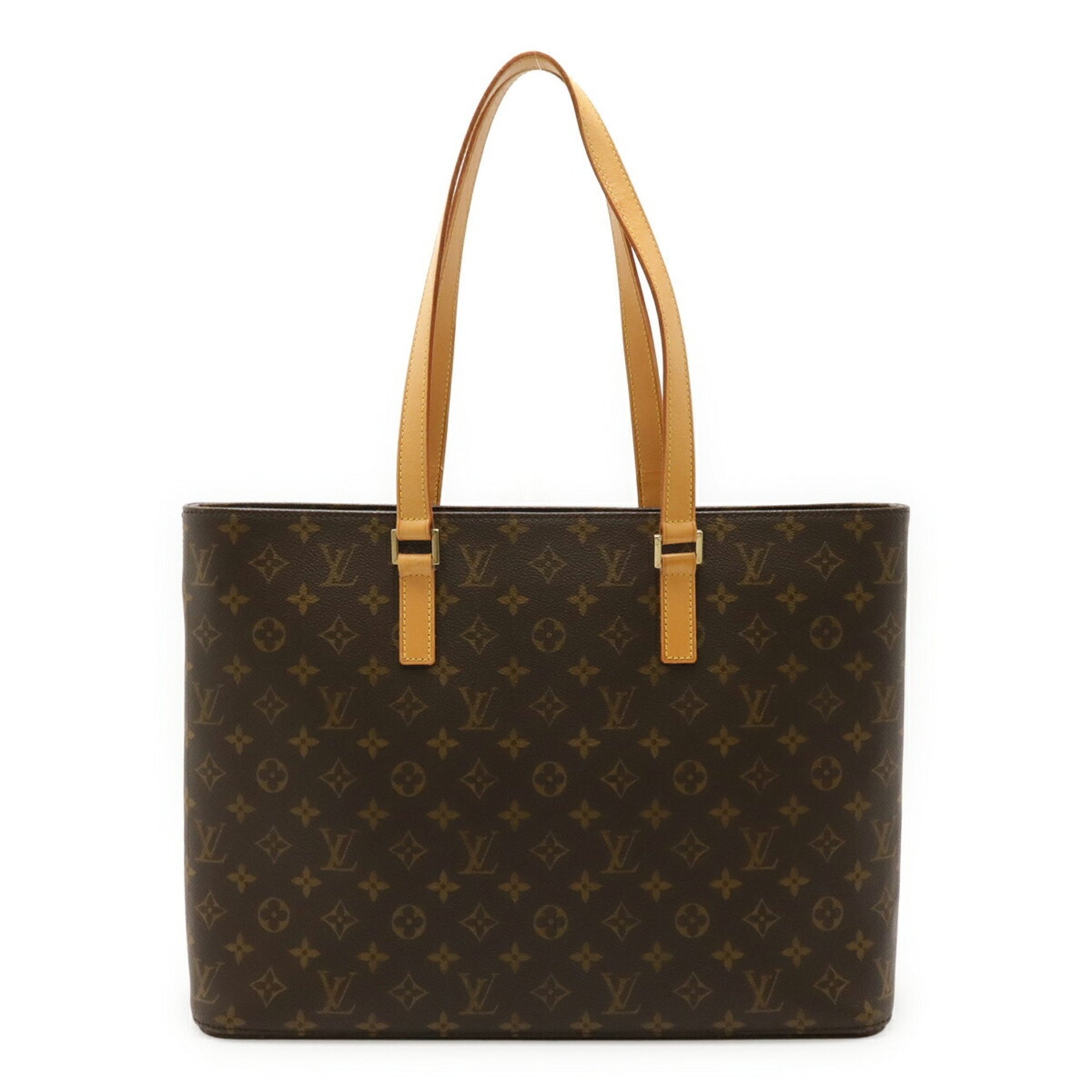 LOUIS VUITTON Monogram Luco Tote Bag, Large Shoulder Bag