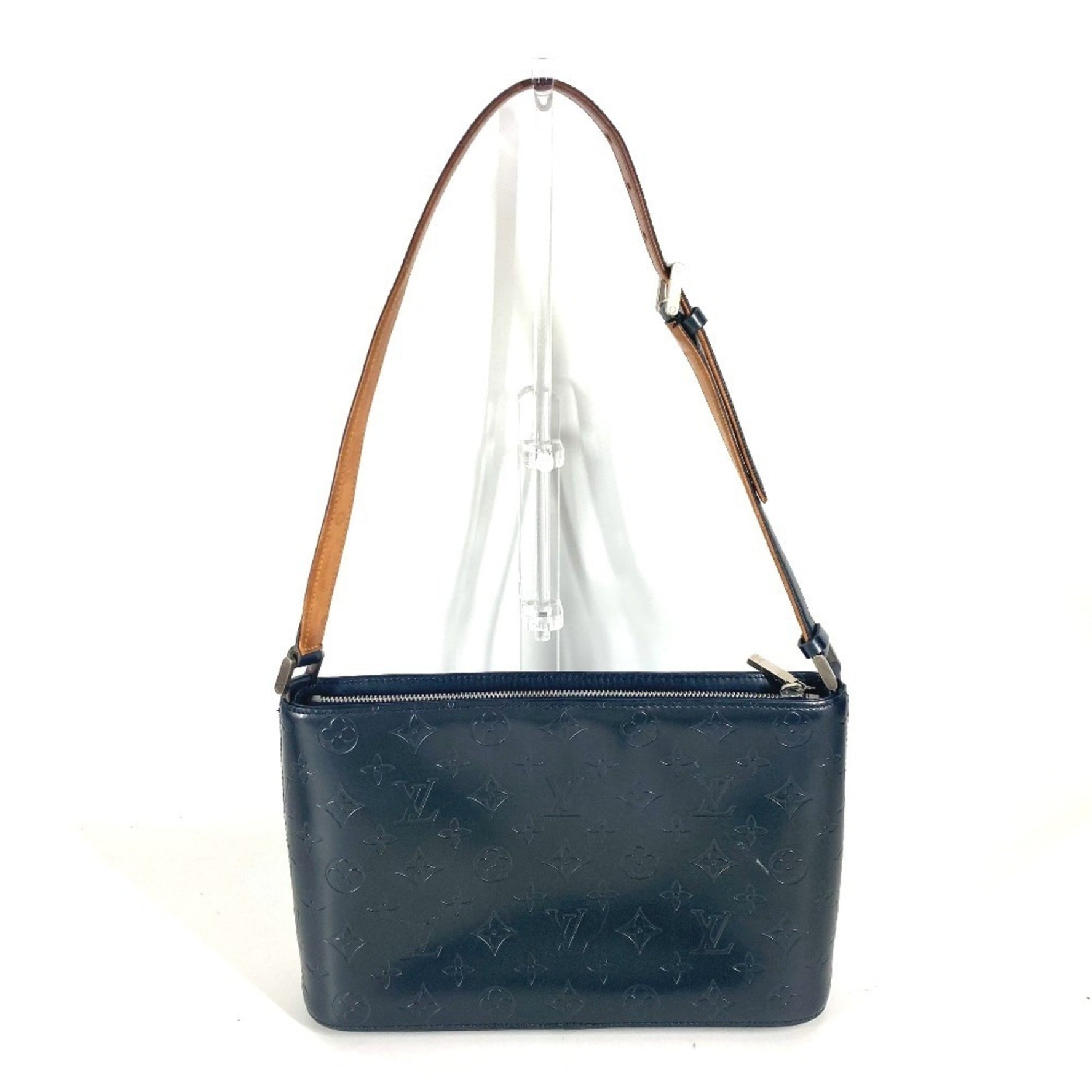 Louis Vuitton Monogram Matte Alston Bag Shoulder Tote Leather