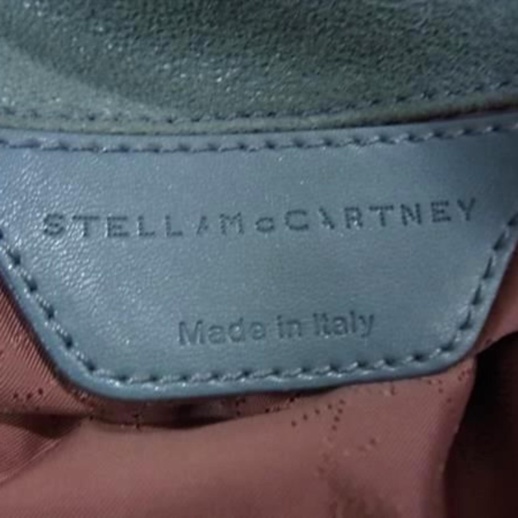 STELLA McCARTNEY Falabella Mini Light Green Shoulder Bag with Chain