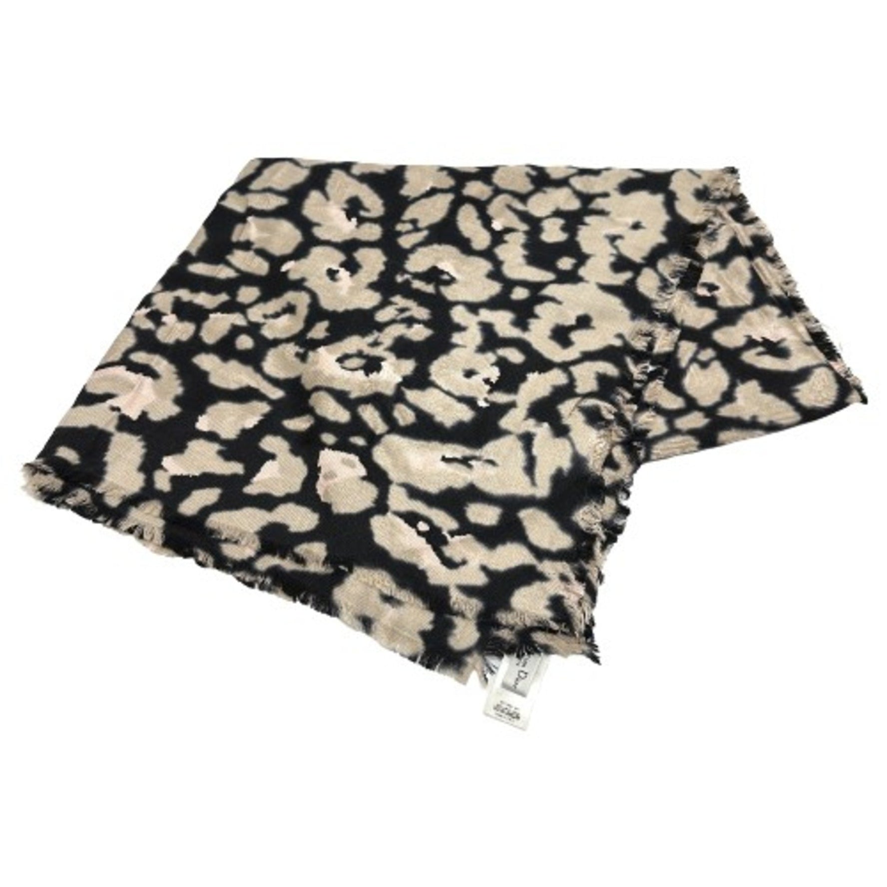 Christian Dior Leopard Scarf