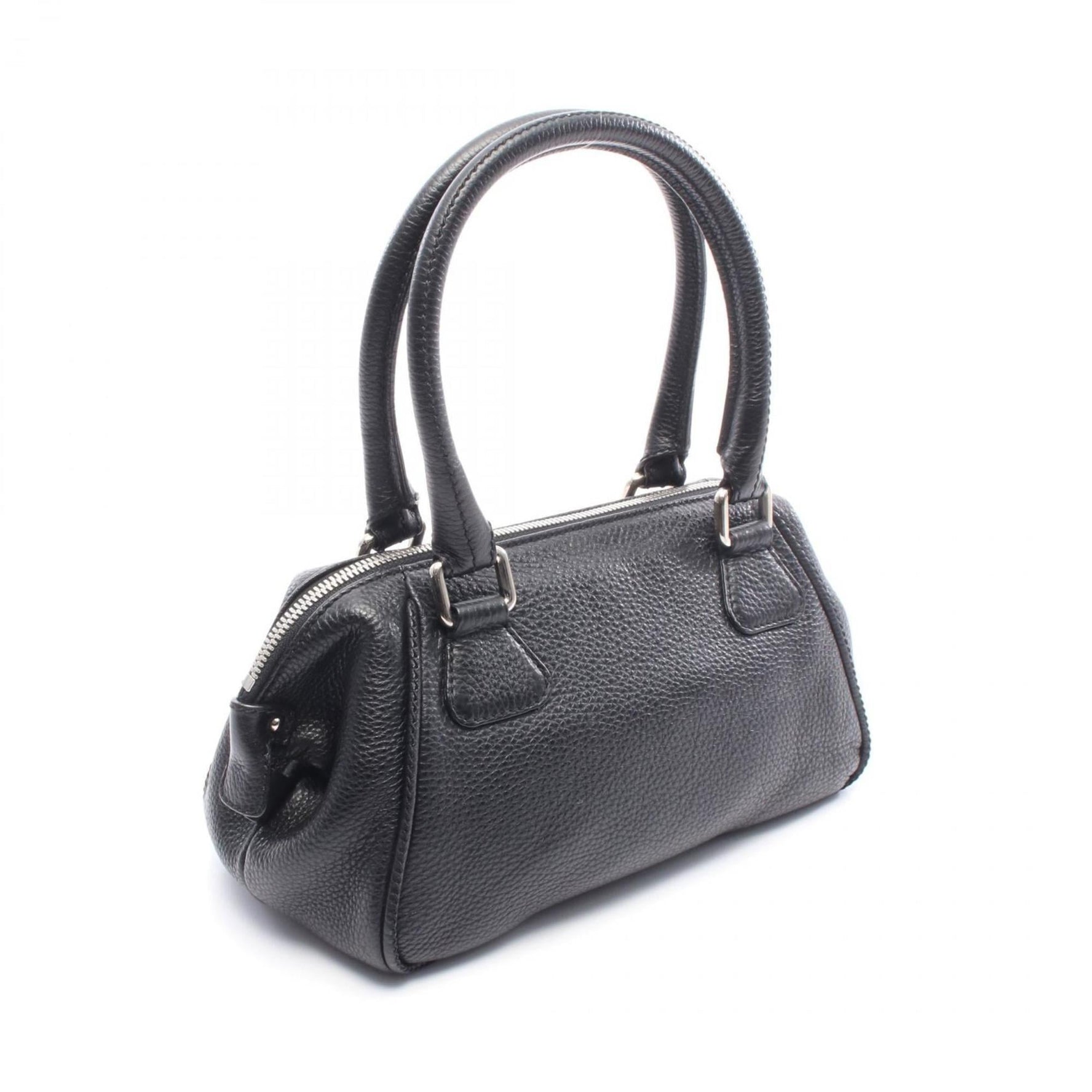 CHANEL logo fringe handbag, leather