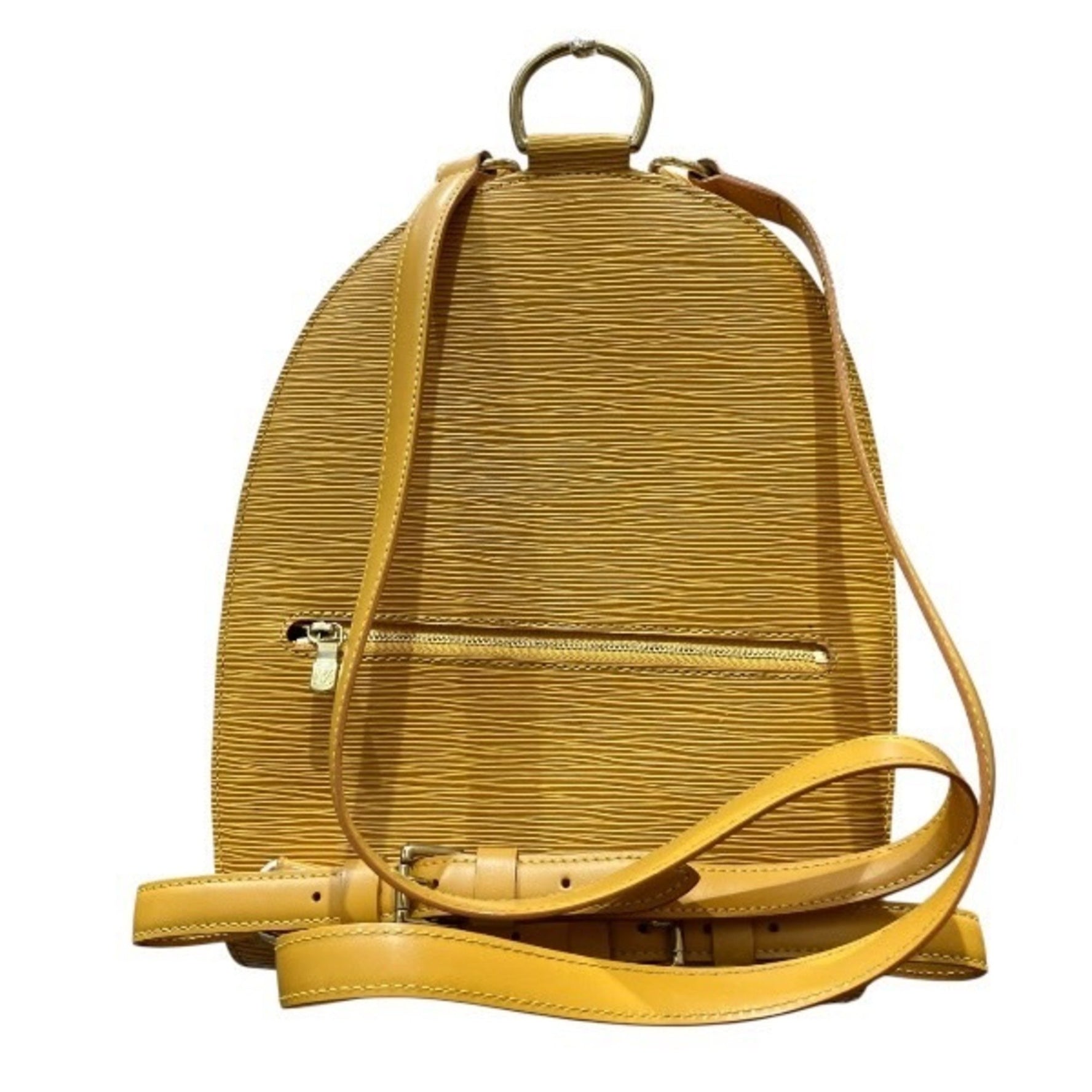 Louis Vuitton Epi Mabillon M52239 Tassili Yellow Backpack for Women