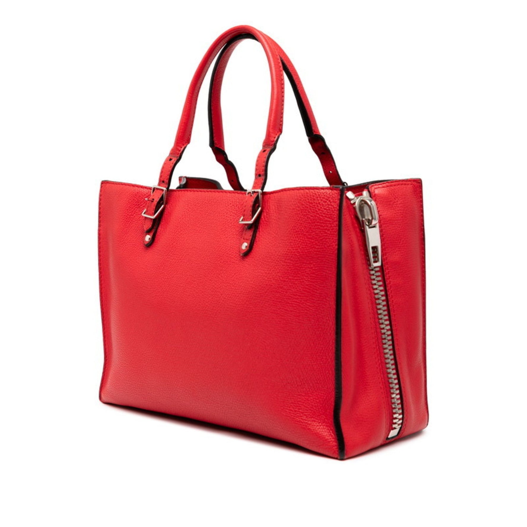 Balenciaga The Paper Tote Bag/Shoulder Bag, Red Leather