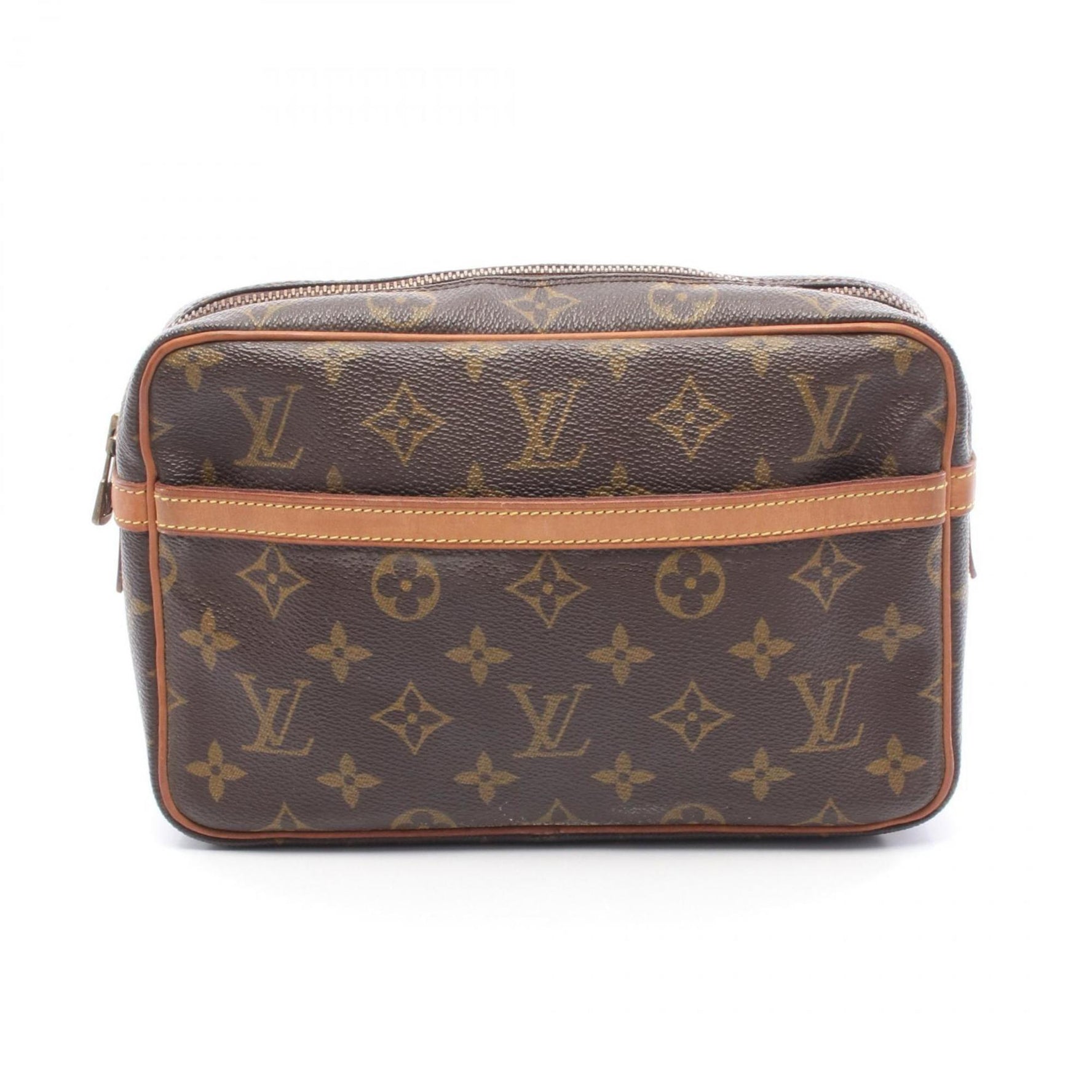 Louis Vuitton Compiègne 23 Second Bag/Clutch Bag, Coated Canvas and Leather, Monogram, Men's/Women's