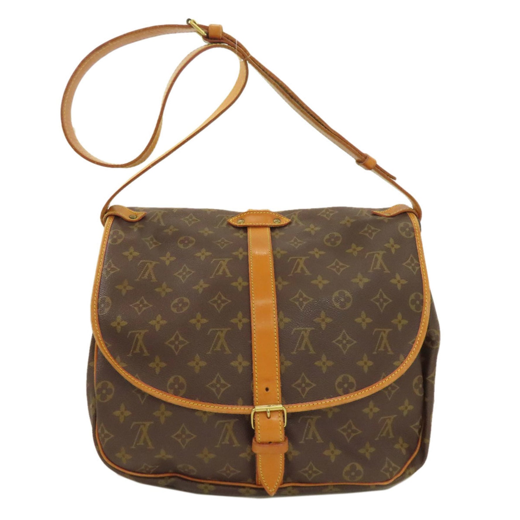 Louis Vuitton Saumur 35 Shoulder Bag Monogram Canvas LOUIS VUITTON