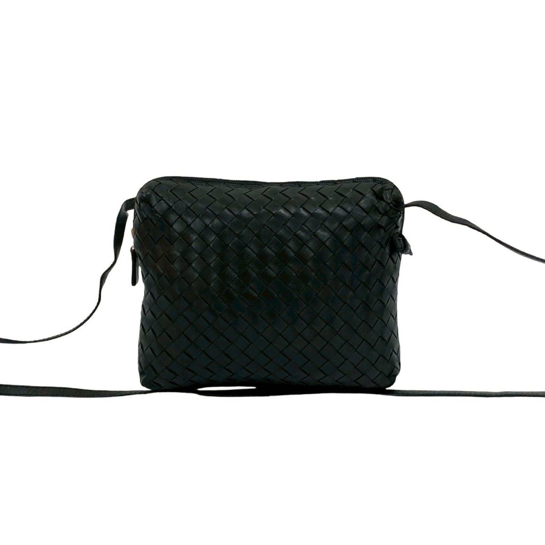 BOTTEGA VENETA Intrecciato Leather Mini Shoulder Bag/Pochette/Sacoche in