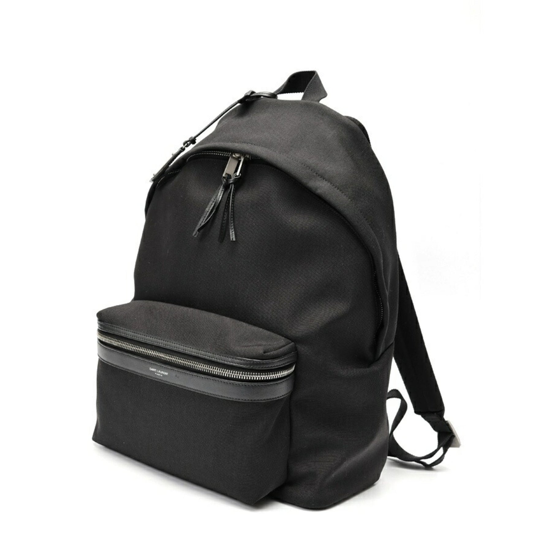 Saint Laurent SAINT LAURENT City Backpack Canvas (Noir)