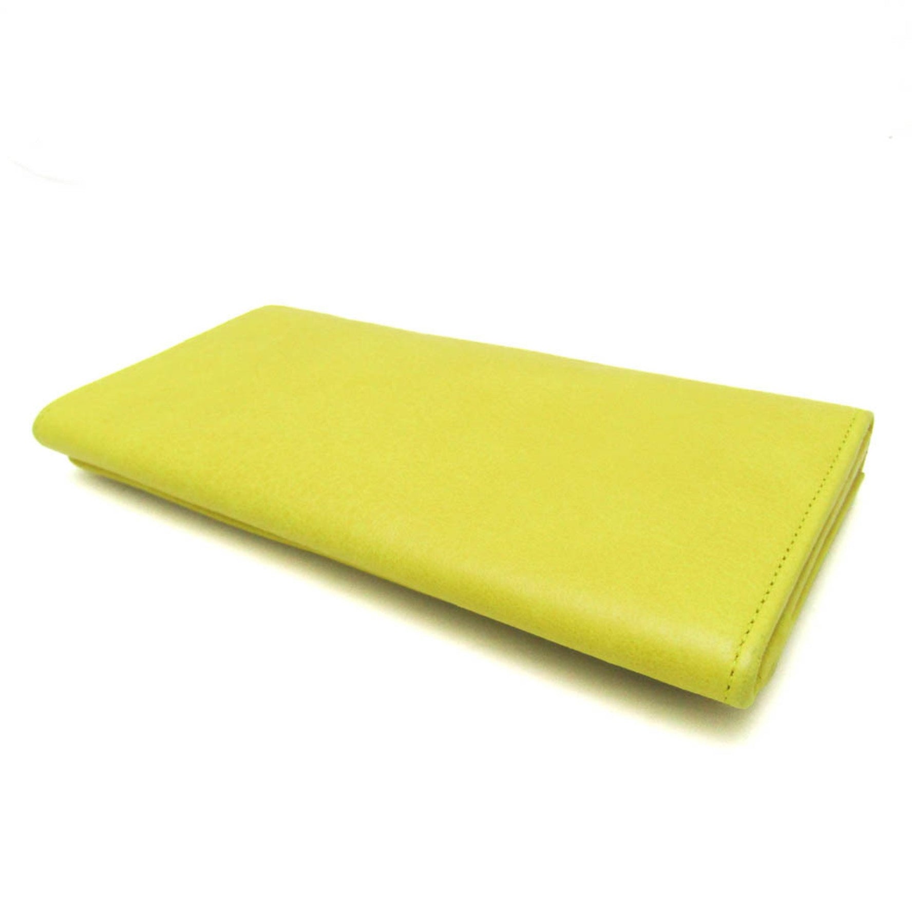 Balenciaga Classic Women,Men Leather Long Wallet (bi-fold) Yellow