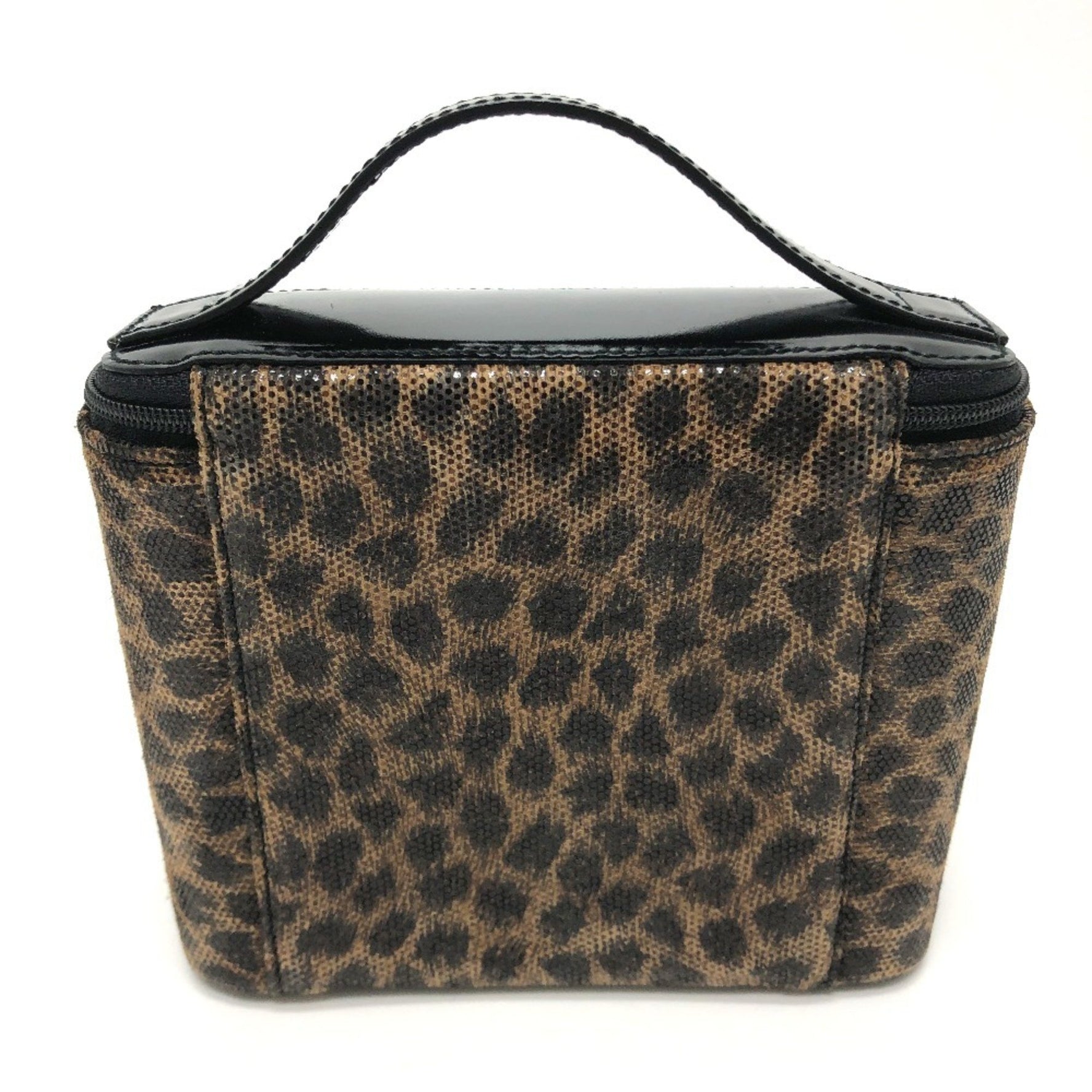 LOEWE Leopard Print Mini Vanity Bag in Leather