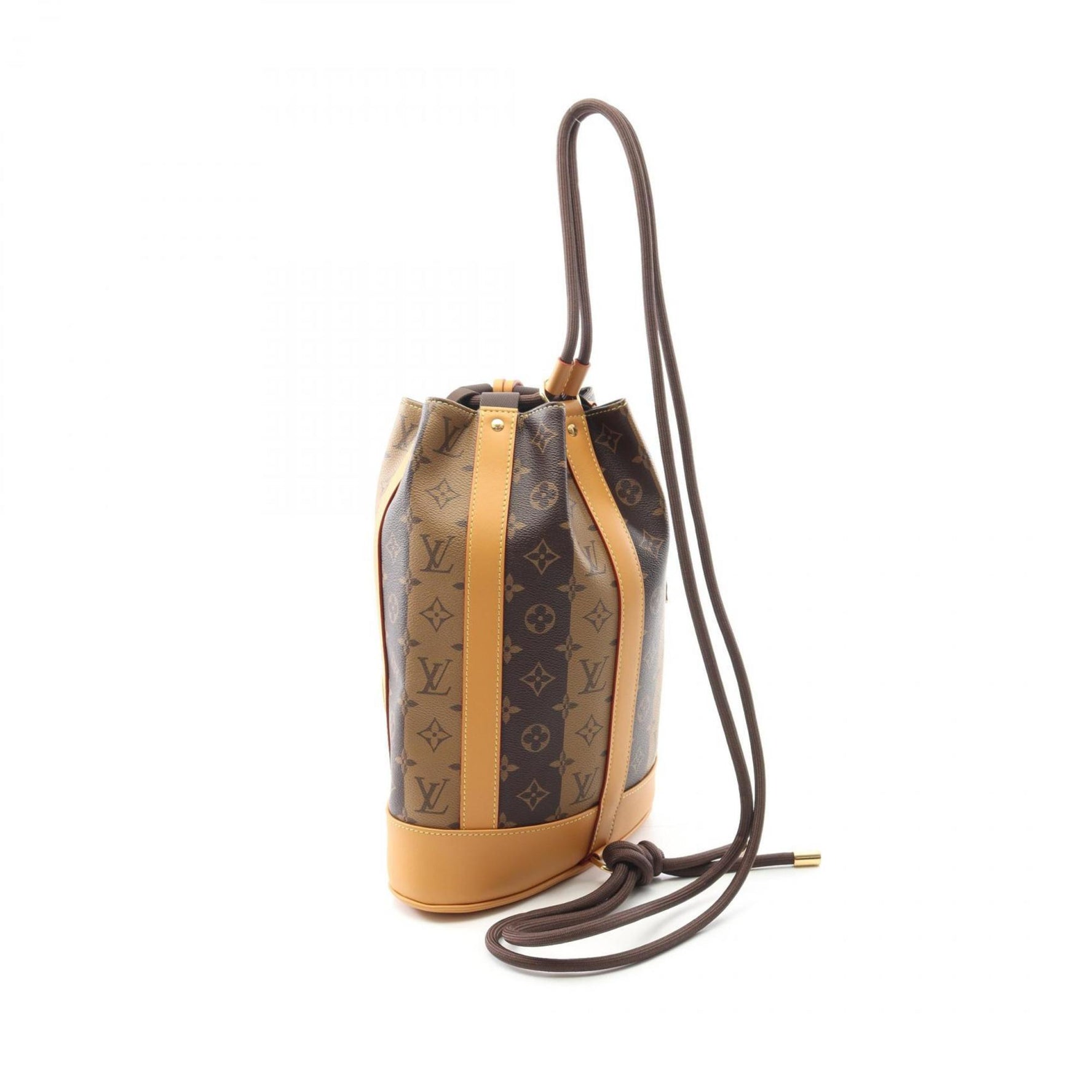 Louis Vuitton x NIGO Randonne Messenger Shoulder Bag, Coated Canvas and Leather with Monogram Stripe