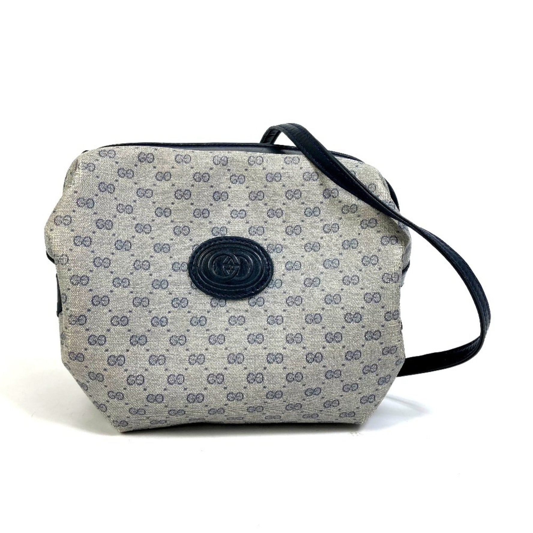 GUCCI GG Plus Pochette/Crossbody Shoulder Bag, Old GGPVC/Leather