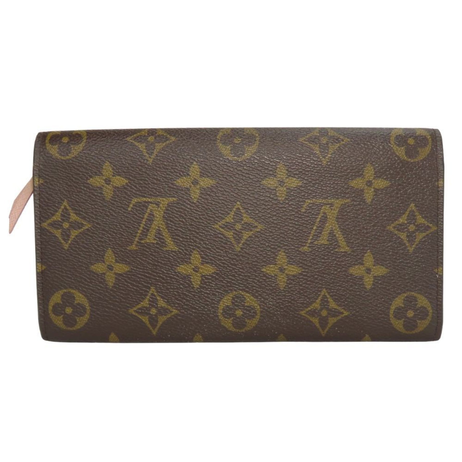 Louis Vuitton Portefeuille Emily Monogram Brown Rose Ballerine Bifold Wallet