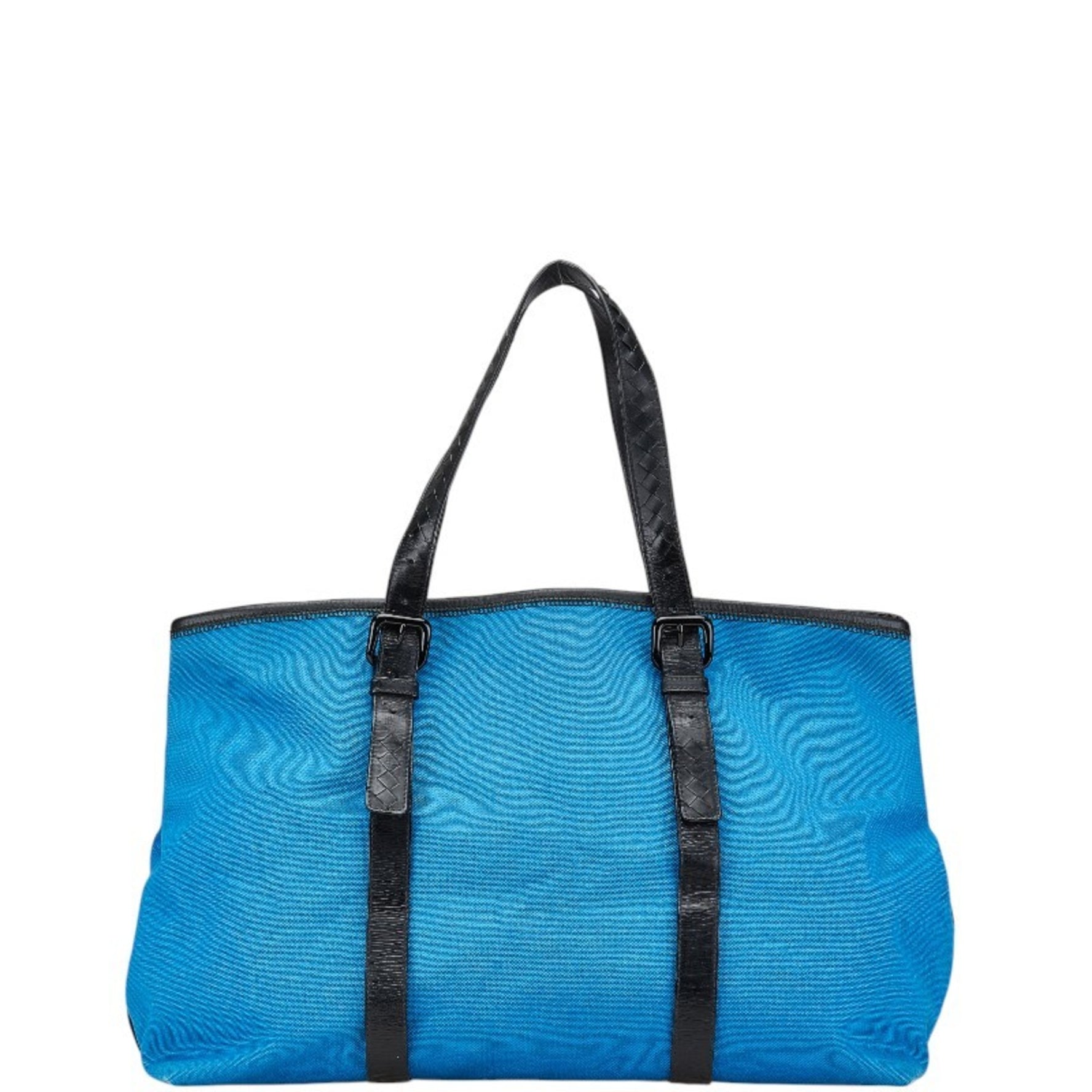 Bottega Veneta Intrecciato Tote Bag Canvas Leather BOTTEGAVENETA