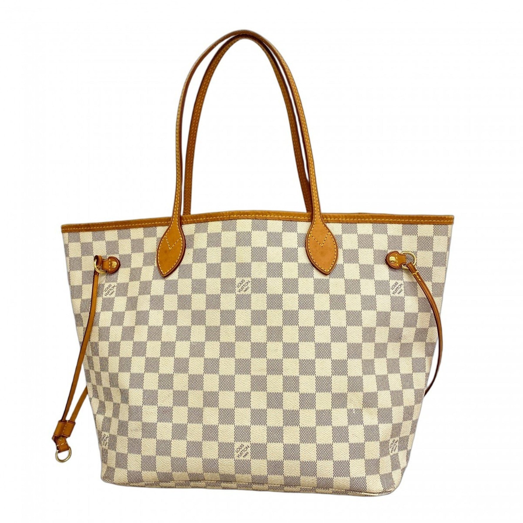 Louis Vuitton Damier Azur Neverfull MM Tote Bag
