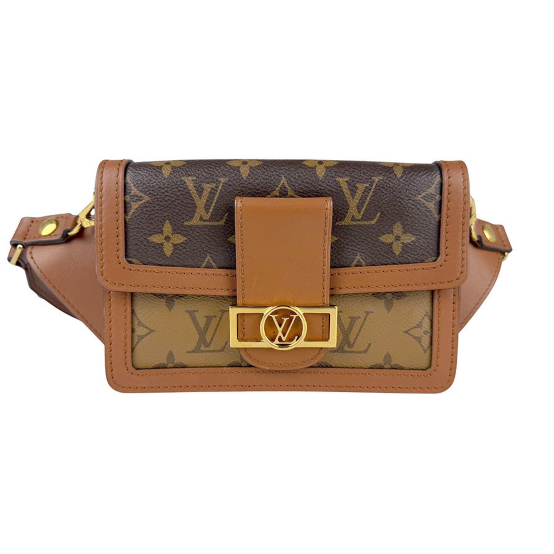 Louis Vuitton Monogram Reverse Dauphine Waist Bag/Body Bag