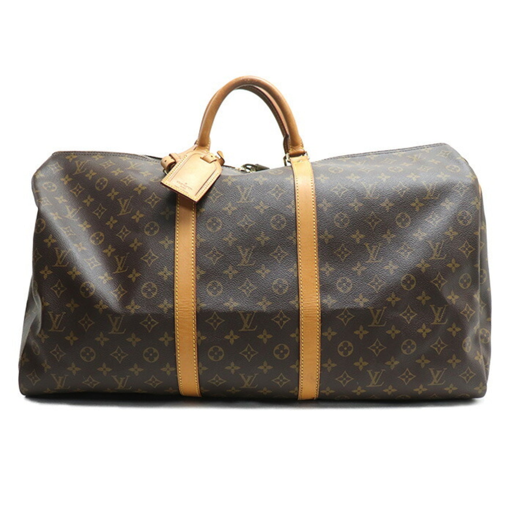 LOUIS VUITTON Louis Vuitton Keepall 60 Boston Bag Monogram Brown Unisex