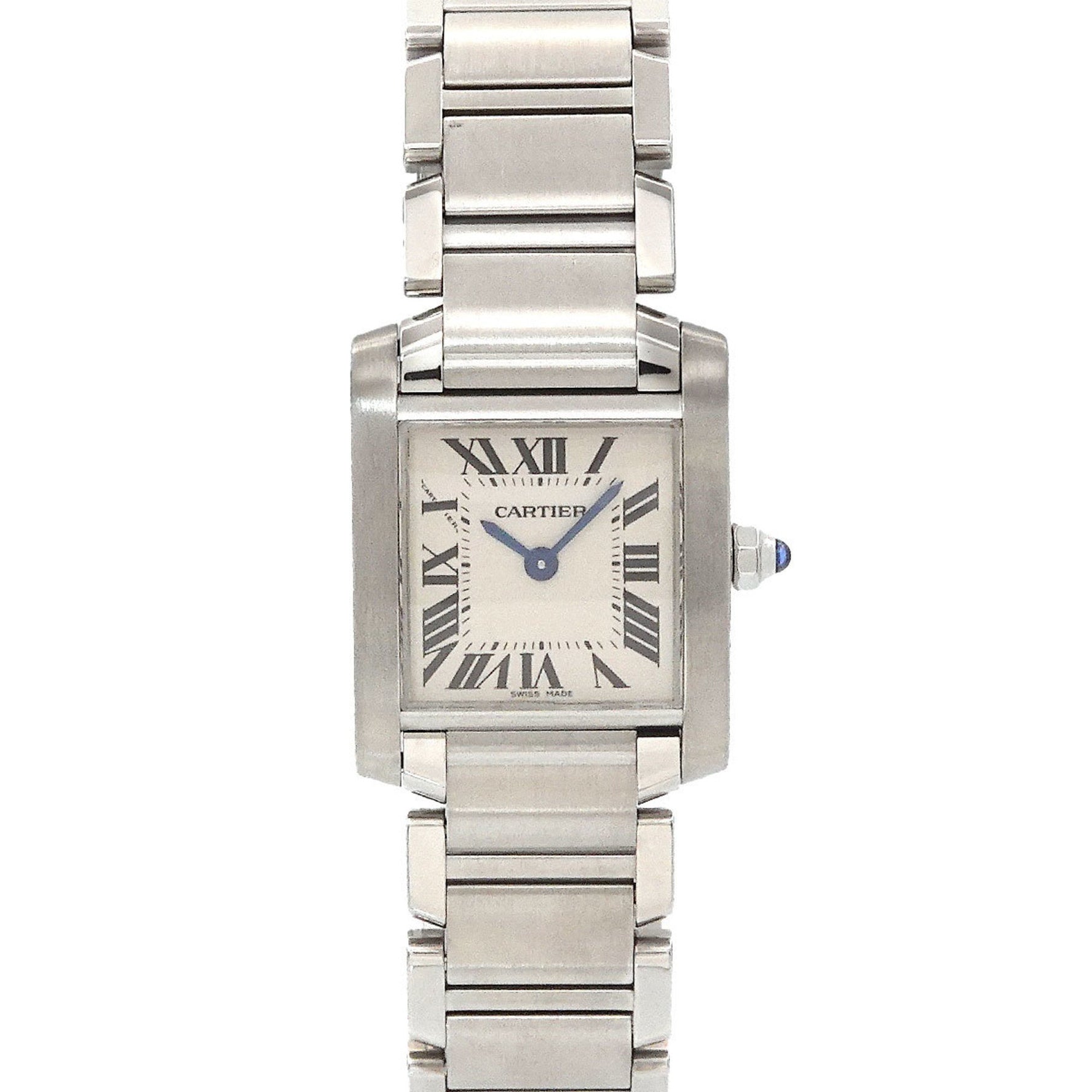 Cartier Tank Francaise SM W51008Q3 Women's Ivory Quartz Watch