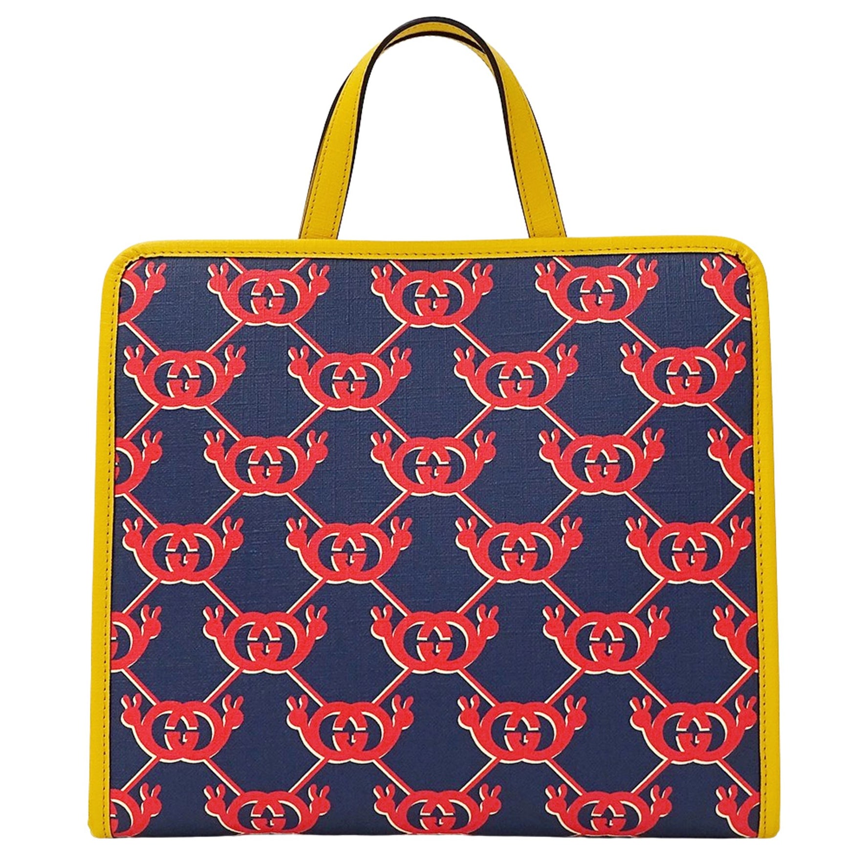 Gucci Kids' Tote Bag/Handbag in Navy, Red, and Yellow