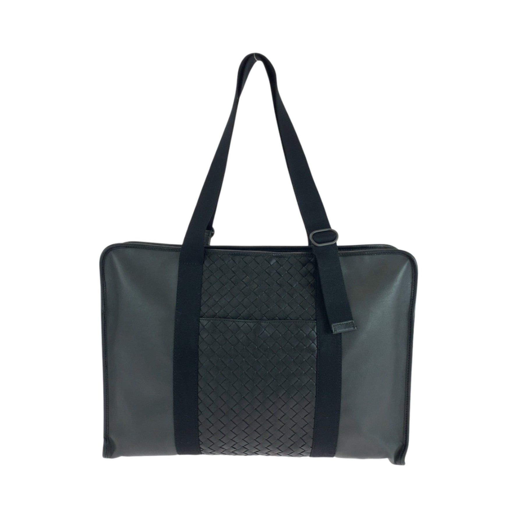 BOTTEGA VENETA Bottega Veneta Intrecciato Silver Hardware Leather Business Bag Tote Shoulder