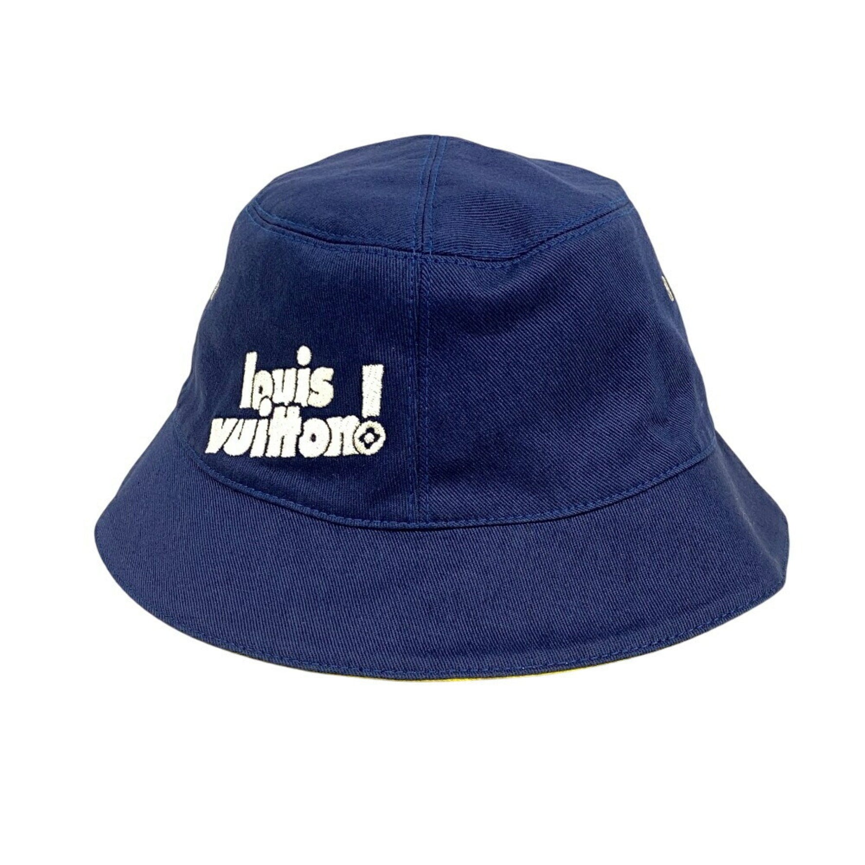 LOUIS VUITTON MP3124 Bonnet Beckett Hat Everyday LV Blue Women's Men's