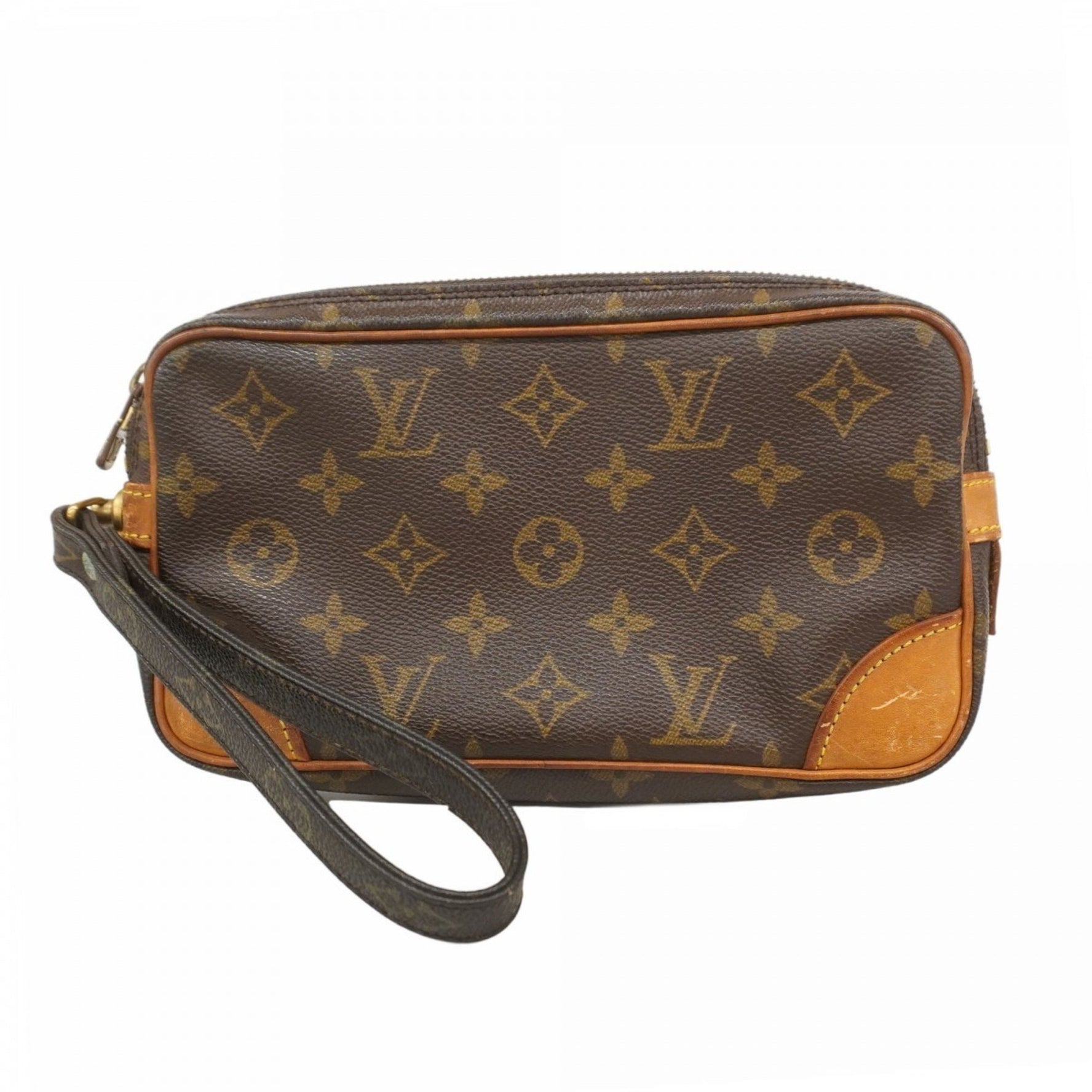 Louis Vuitton Monogram Marly Dragonne PM Clutch Bag