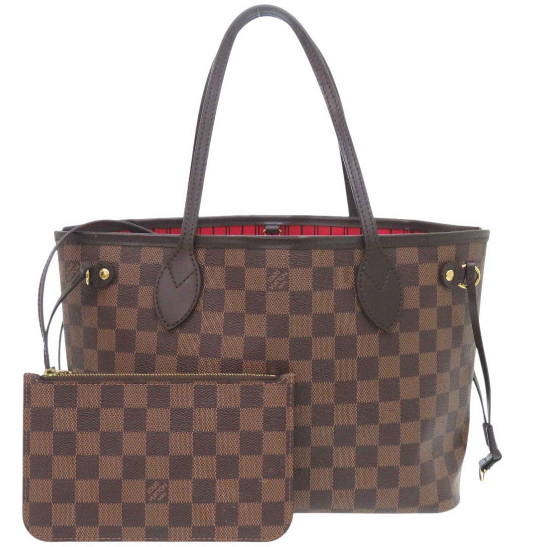 Louis Vuitton Neverfull PM Tote Bag with Pouch, Damier 0989 LOUIS VUITTON