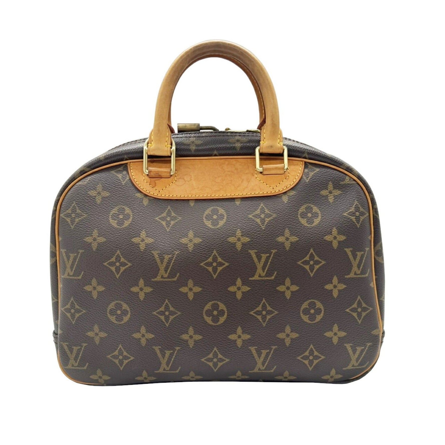 Louis Vuitton Trouville Monogram Handbag Bowling Vanity