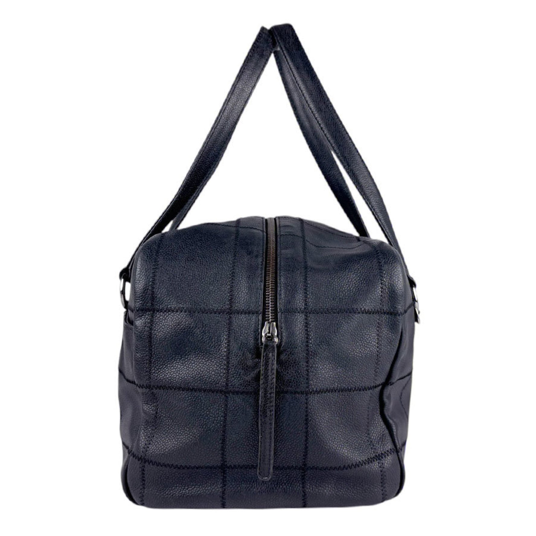 CHANEL Chocobar Leather Shoulder Bag