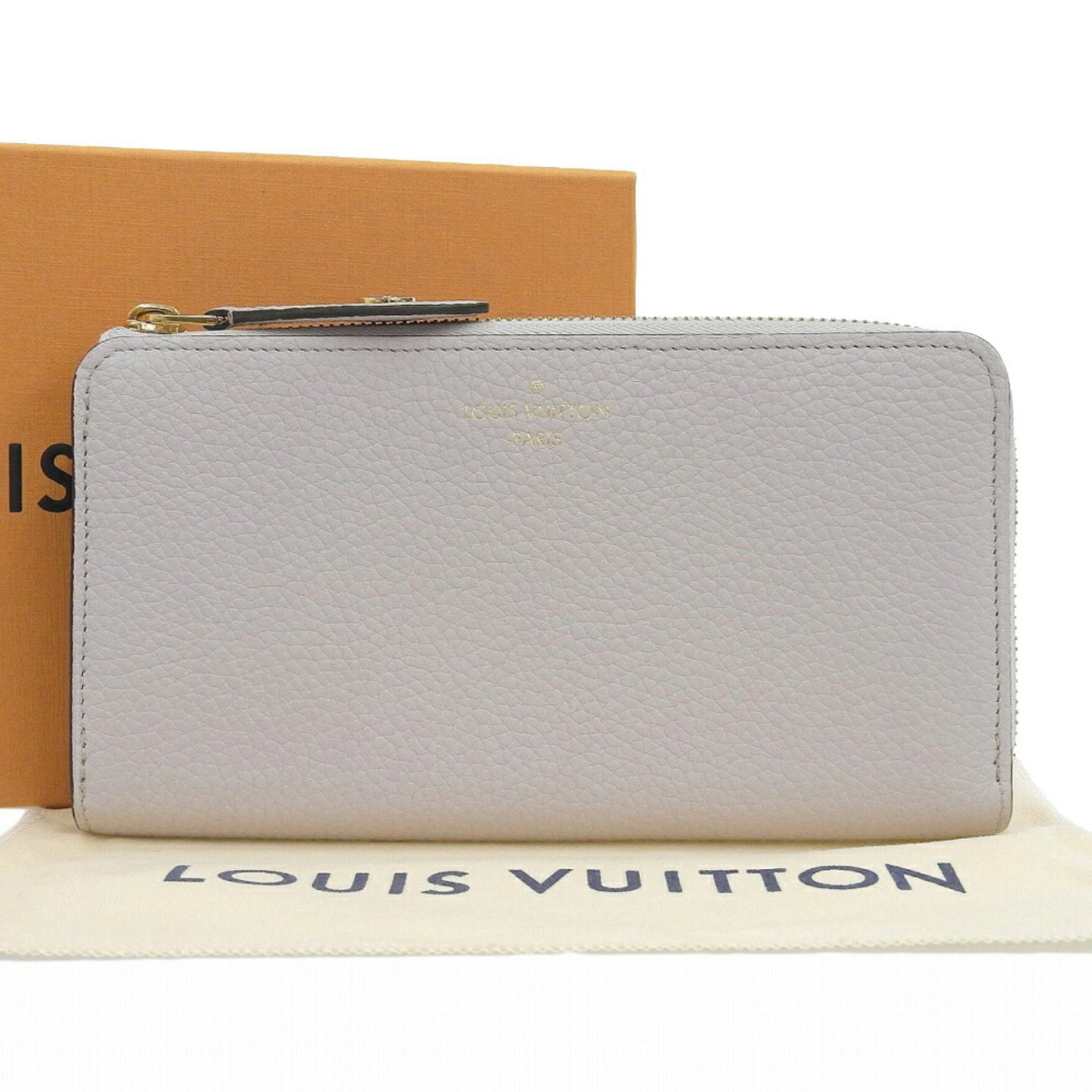 Louis Vuitton Portefeuille Comet L-shaped long wallet Taurillon leather bicolor