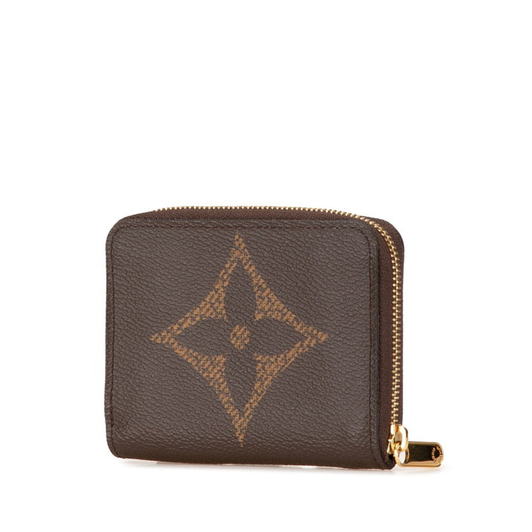 Louis Vuitton Monogram Giant Zippy Coin Purse Case PVC Leather