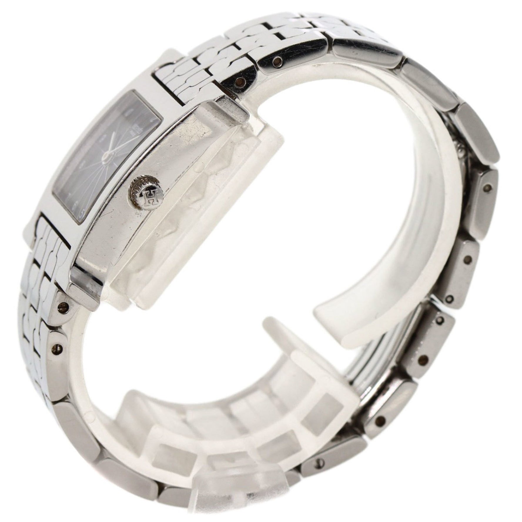 Hermes HH1.210 H Watch Stainless Steel SS Ladies' HERMES