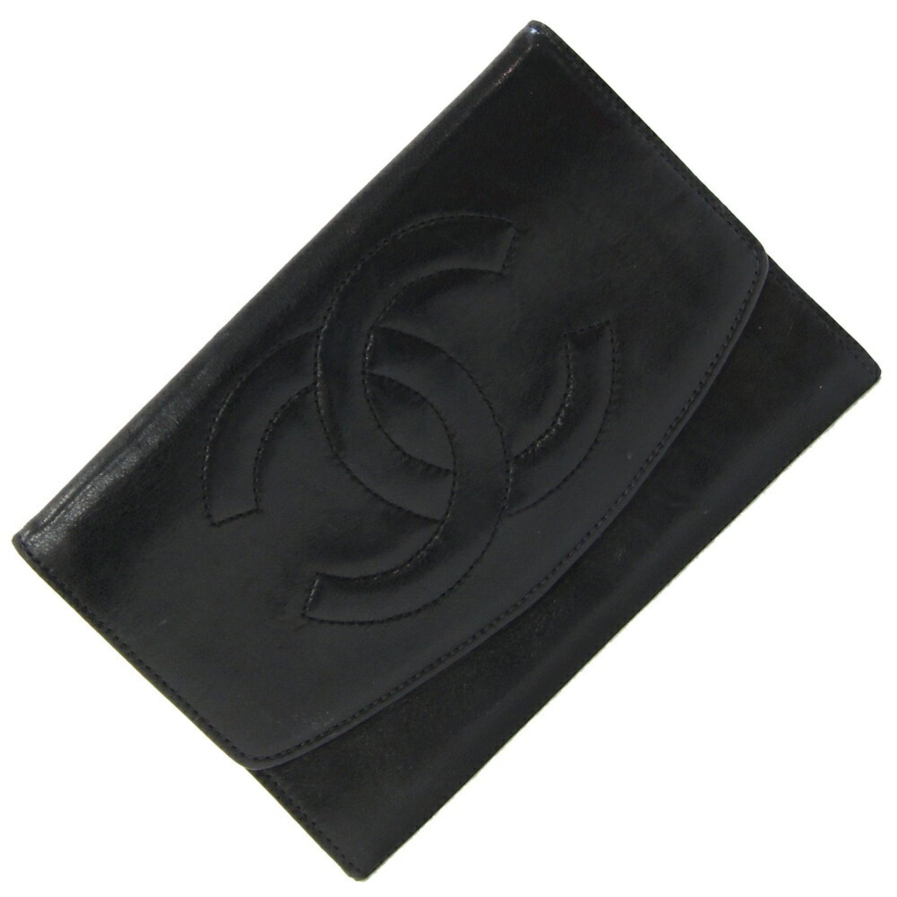 Chanel Coco Mark Lambskin Bifold Wallet