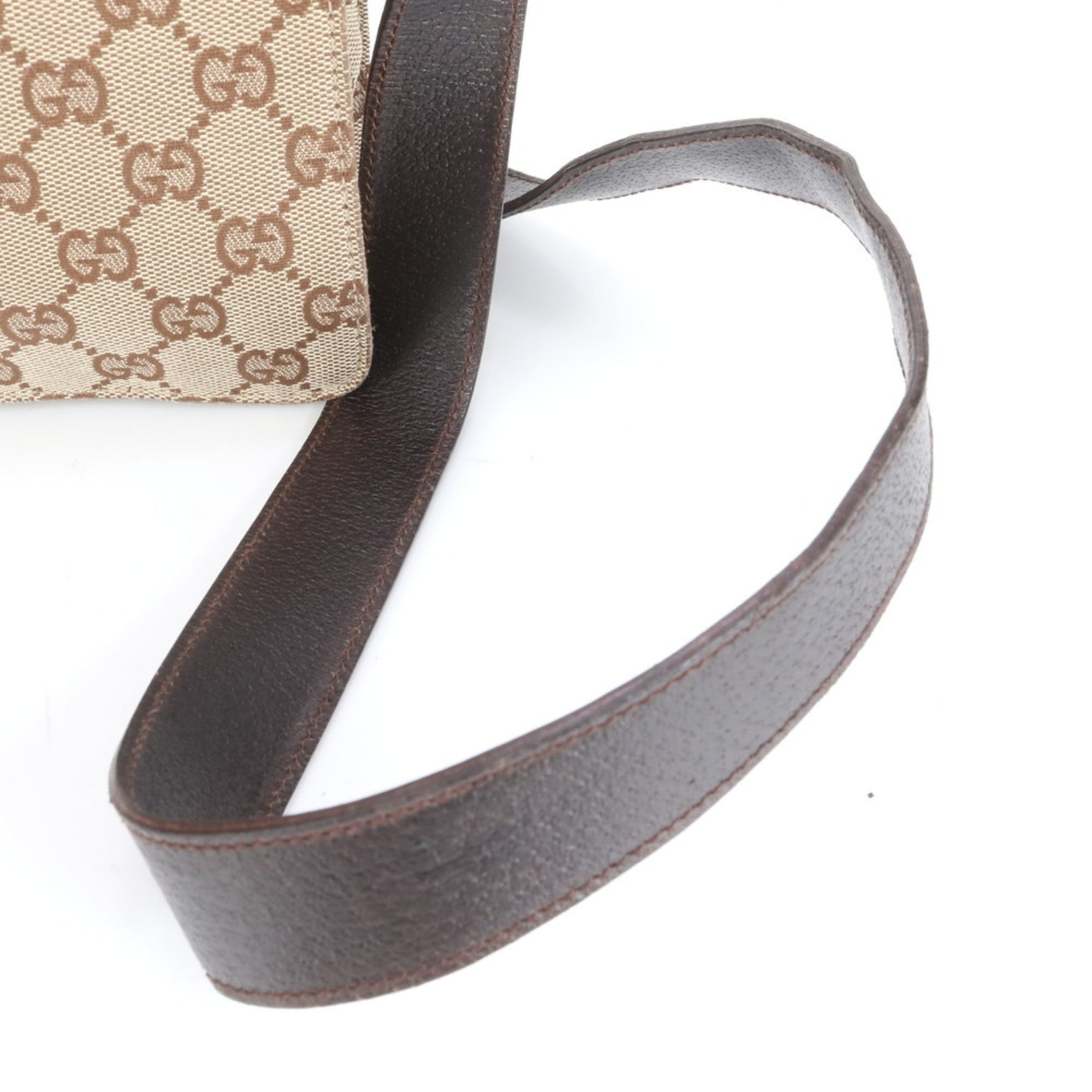 Gucci GG Canvas Eclipse Leather Shoulder Bag, Crossbody Messenger Men's