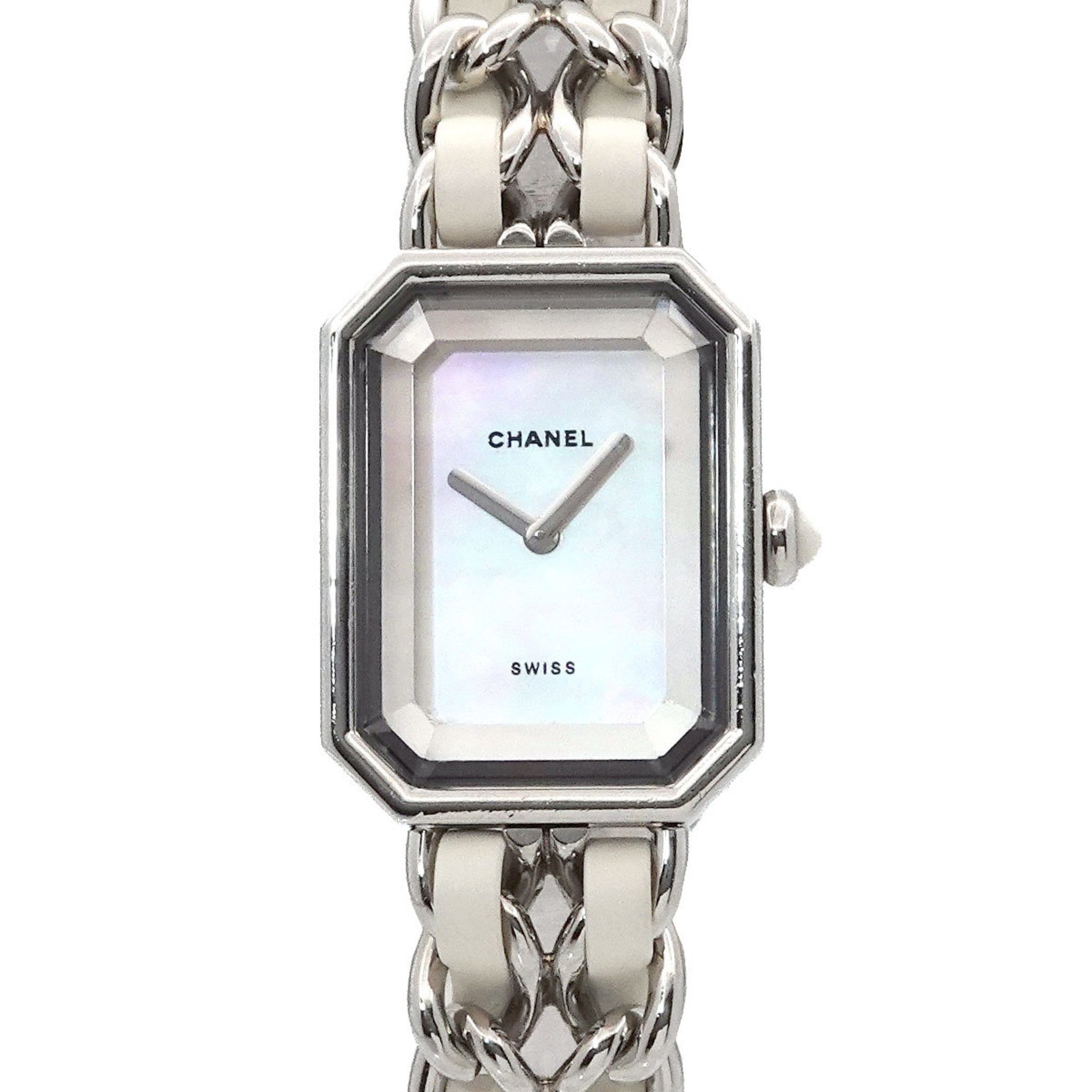 CHANEL Premiere Women's White Shell Quartz Watch, Size M, H1639