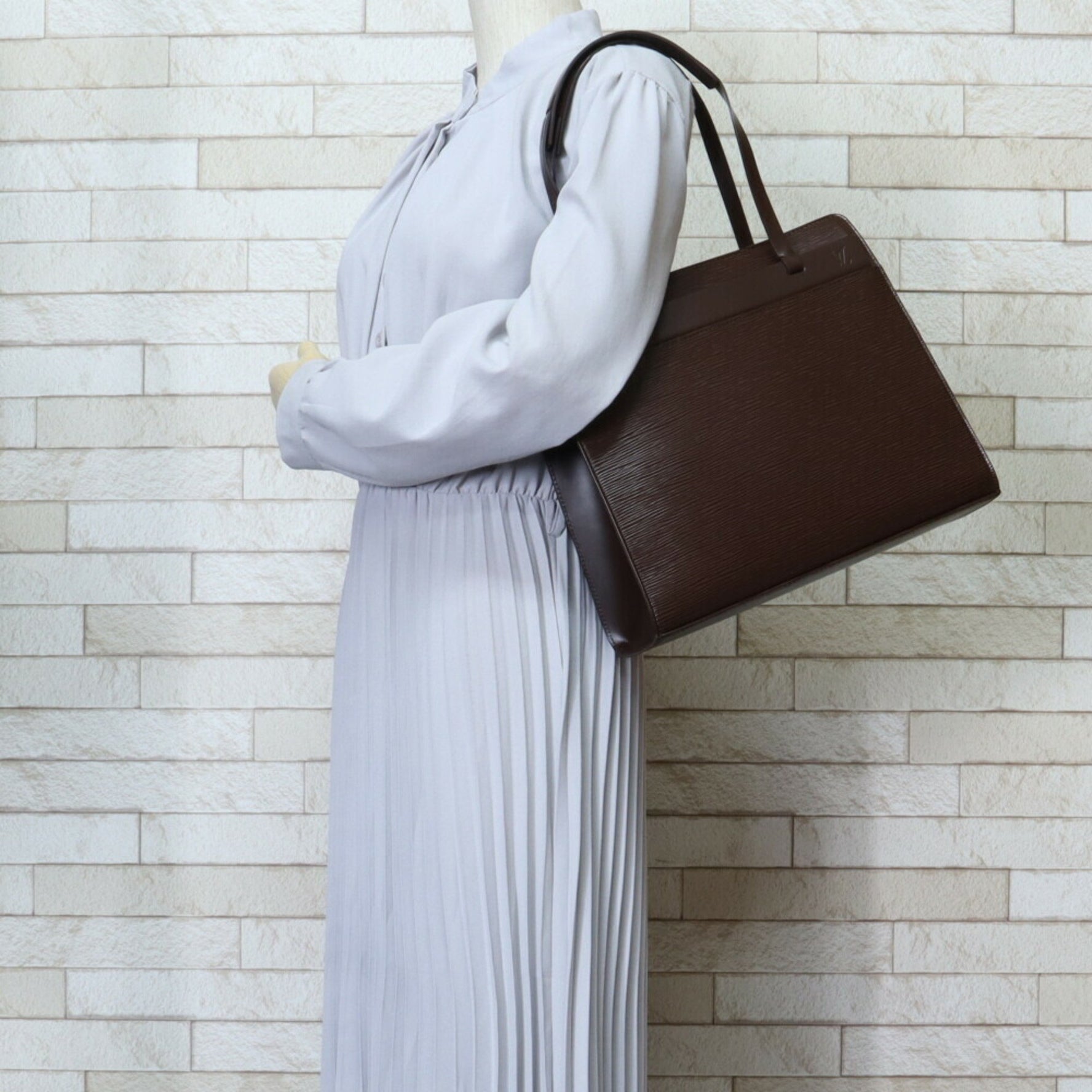 Louis Vuitton Croisette PM Epi Shoulder Bag Leather