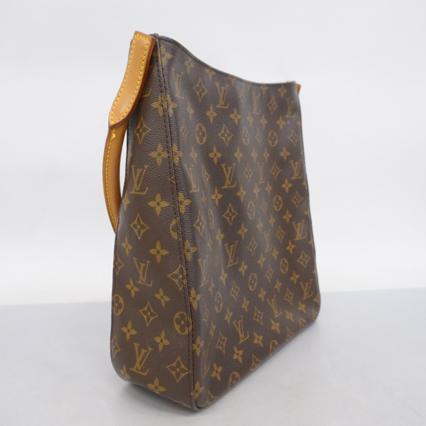 Louis Vuitton Monogram Looping GM Shoulder Bag M51145 Brown Women's