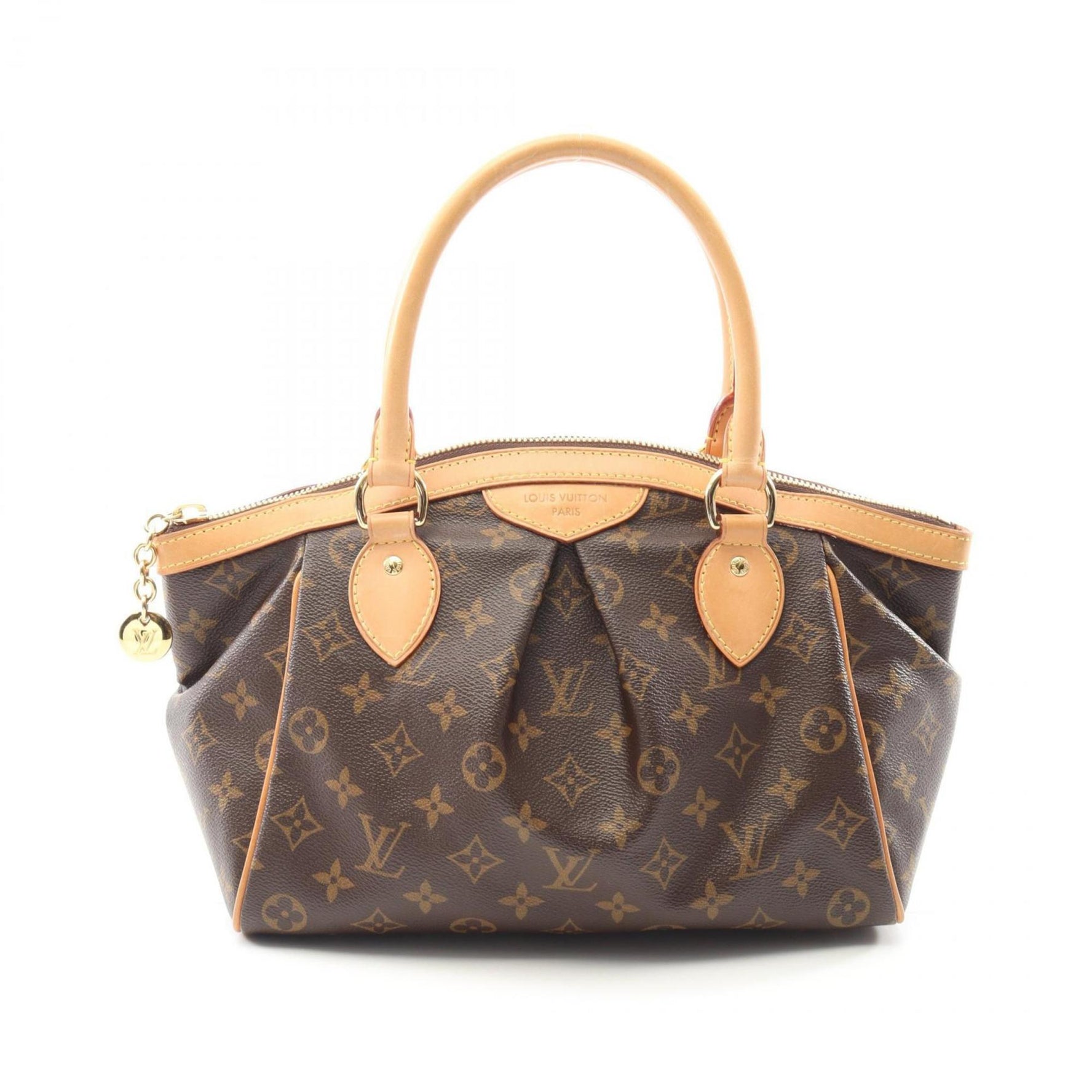 Louis Vuitton Tivoli PM Handbag, Coated Canvas and Leather, Monogram