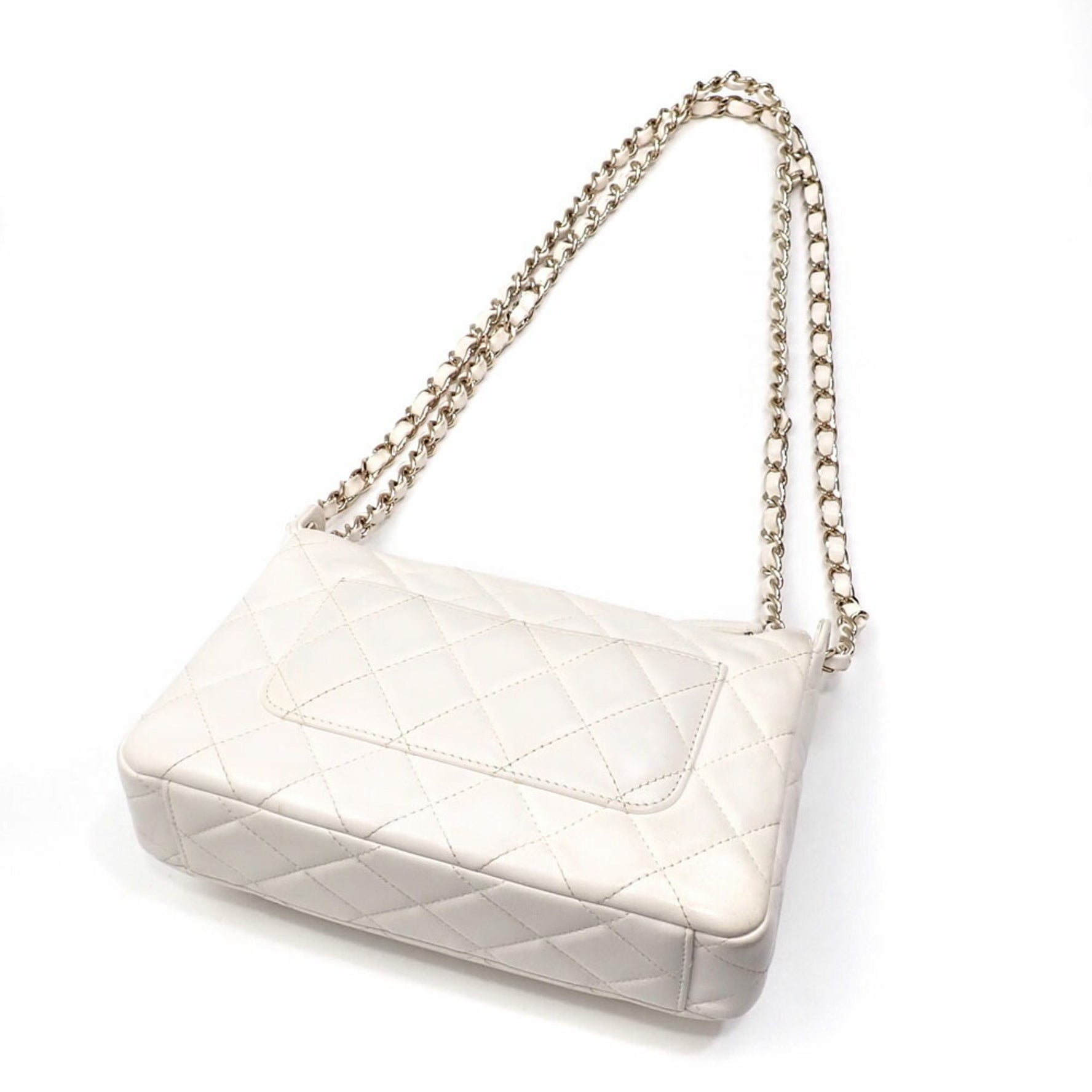 Chanel Chain Shoulder Bag, Lambskin, Coco Mark